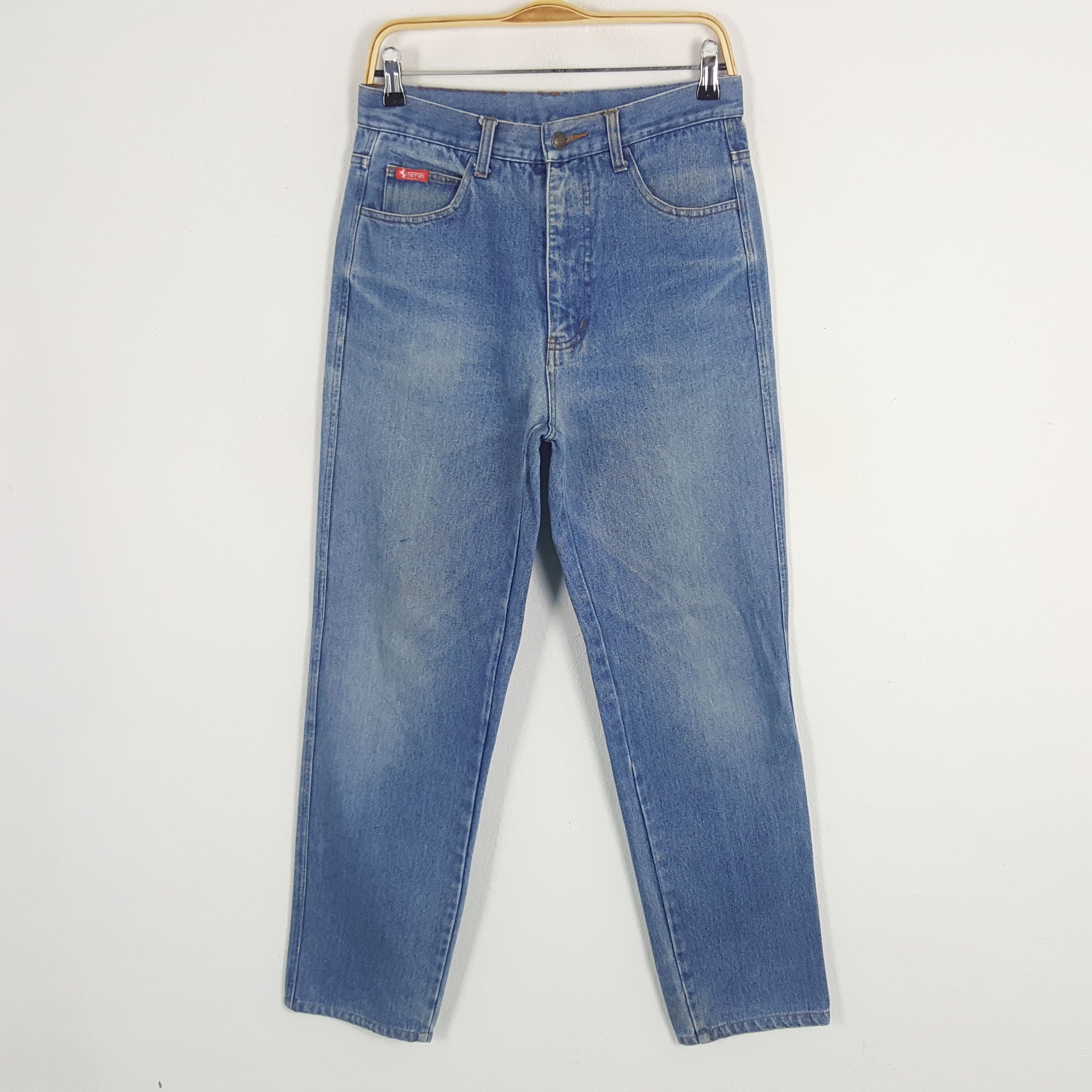 Ferrari × Vintage Vintage Ferrari Magneti Marelli Denim Jeans Size US 29 - 1 Thumbnail