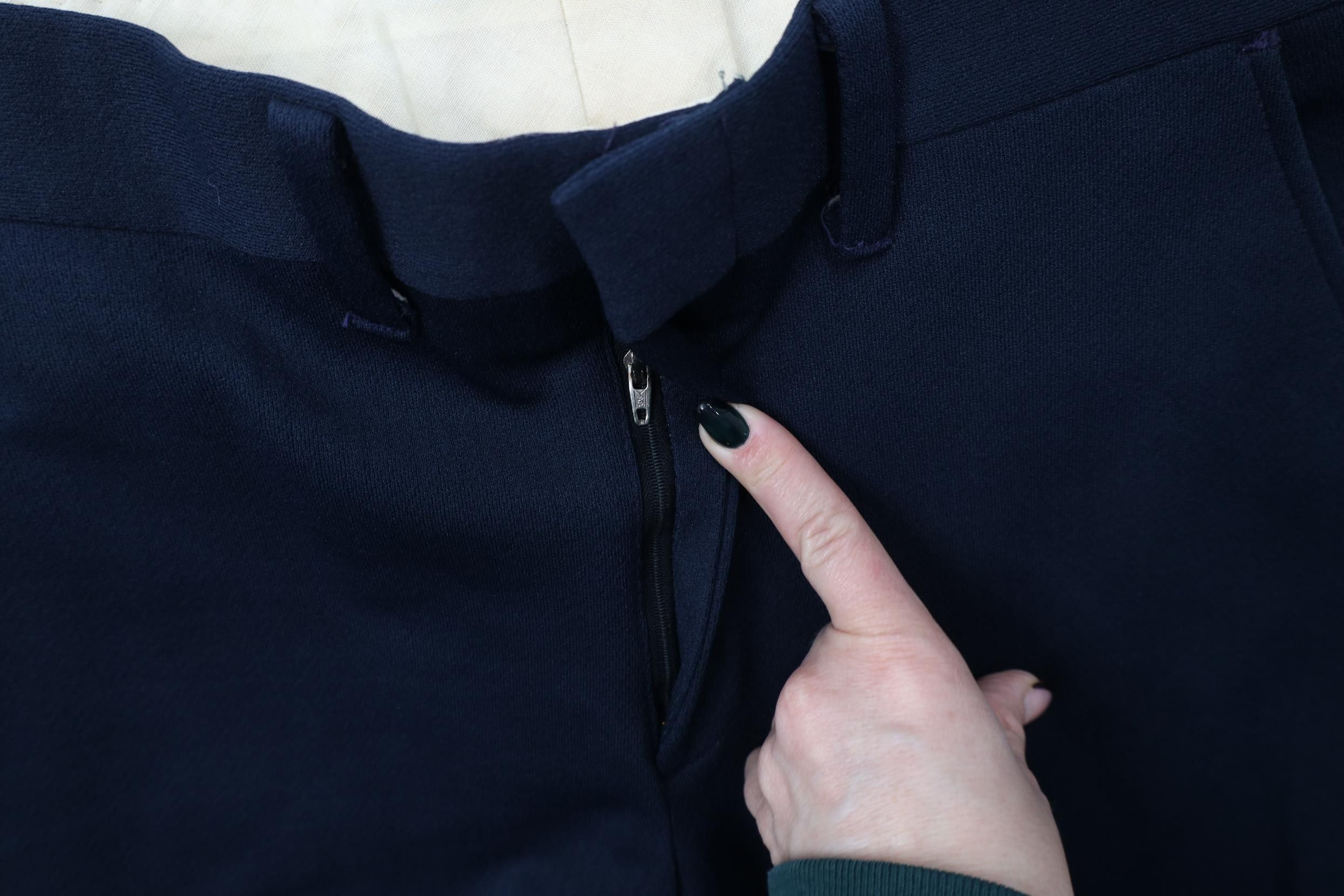 Vintage Vintage 70s Streetwear Flared Wide Leg Chino Pants Blue USA Size US 34 / EU 50 - 8 Thumbnail