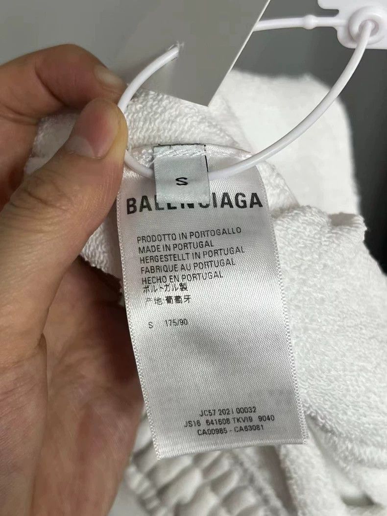 Balenciaga Balenciaga Balenciaga White Cola Shorts Size S -2507 Size US 30 / EU 46 - 4 Thumbnail