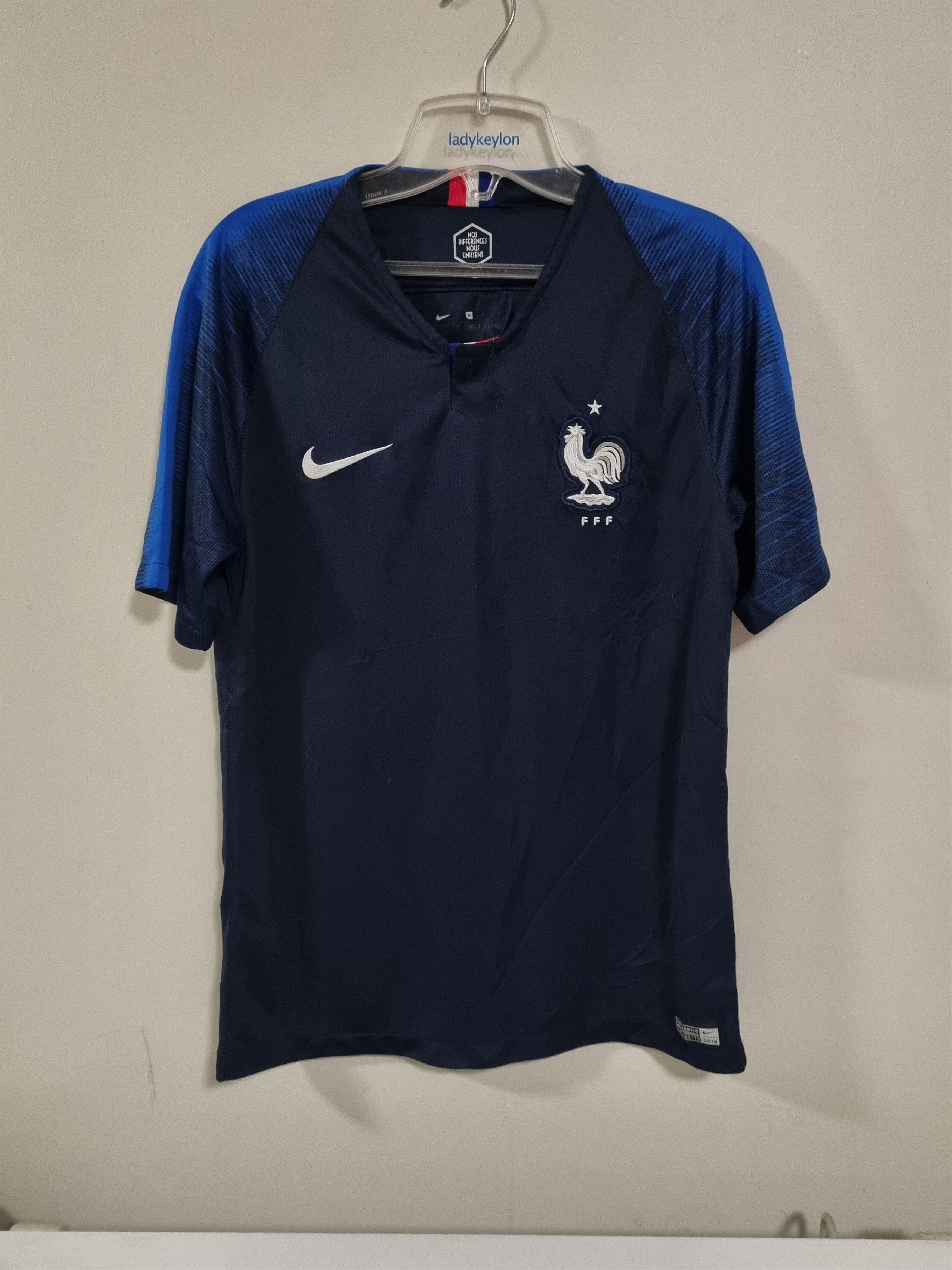 Nike Nike France 2018 jersey Size US M / EU 48-50 / 2 - 1 Thumbnail