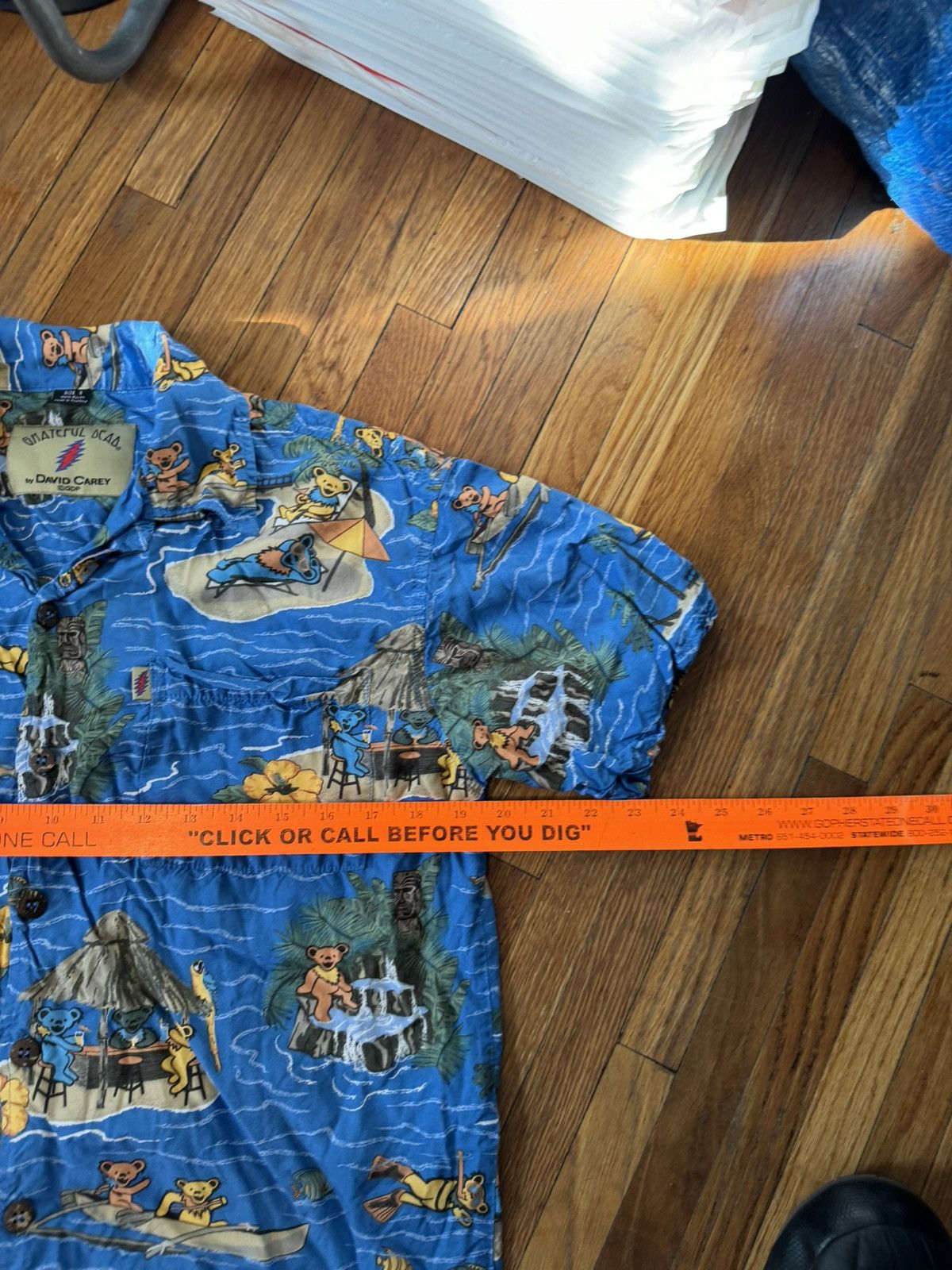 Grateful Dead × Vintage Vintage Grateful Dead Hawaiian Shirt Size US S / EU 44-46 / 1 - 9 Thumbnail