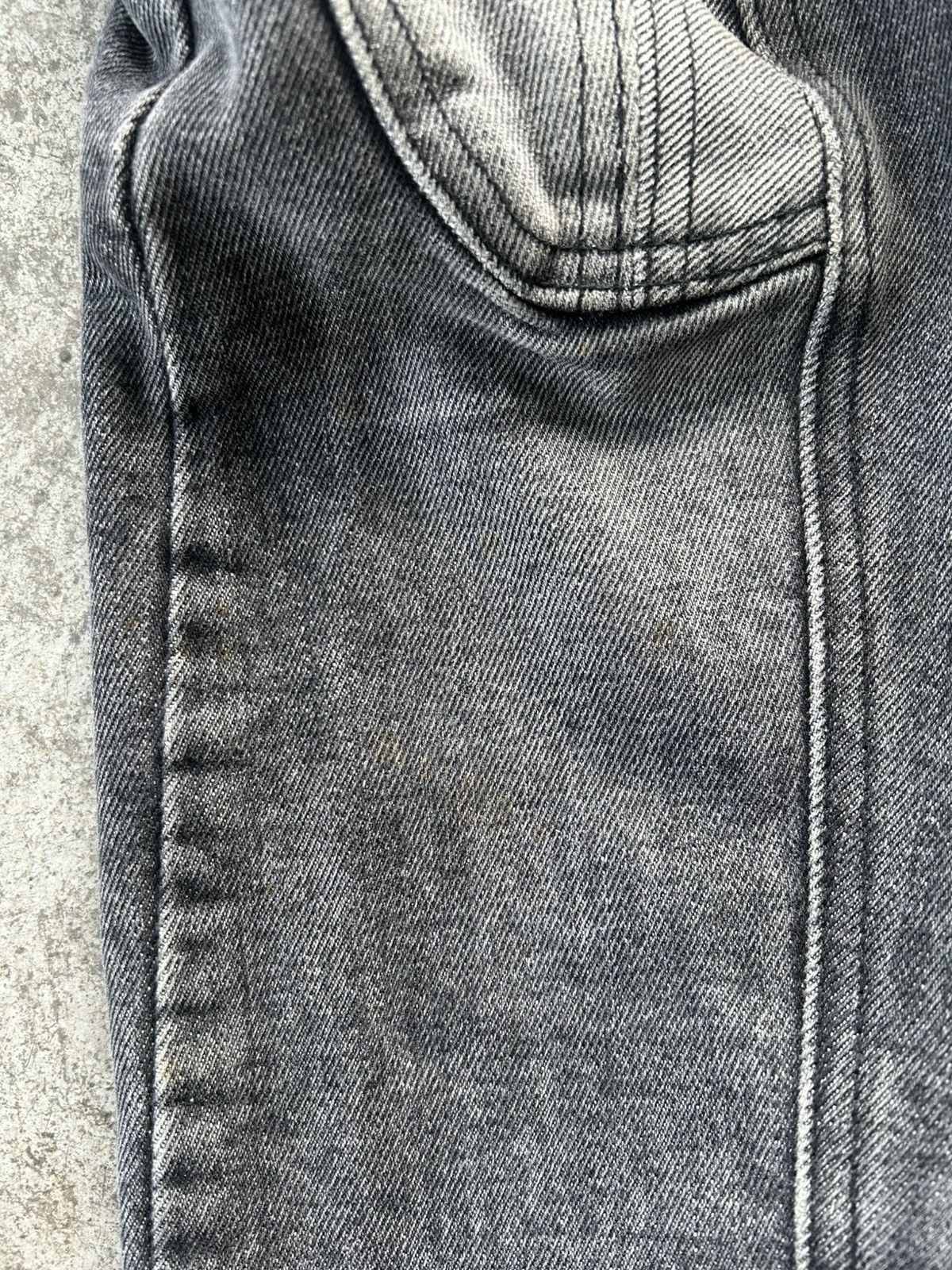 Balmain Decarnin Balmain Homme AW10 Heavy Biker Jeans Size US 31 - 9 Thumbnail