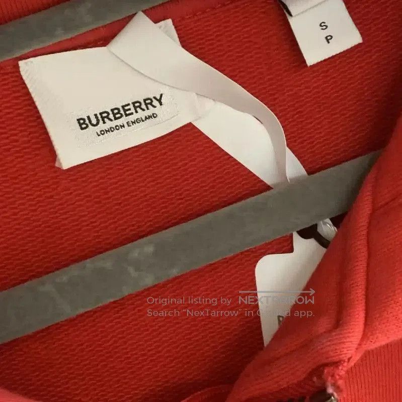 Burberry Burberry Red Cotton Women's Jacket. Size S / US 4 / IT 40 - 7 Thumbnail