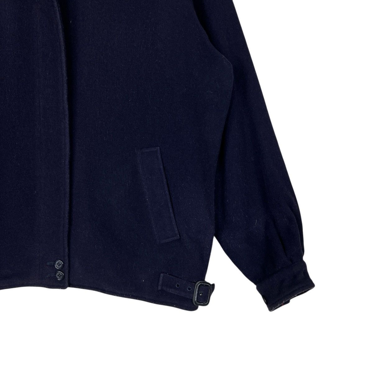 Burberry Vintage Burberrys Wool Cashmere Navy Blue Nova Check Size US L / EU 52-54 / 3 - 7 Thumbnail