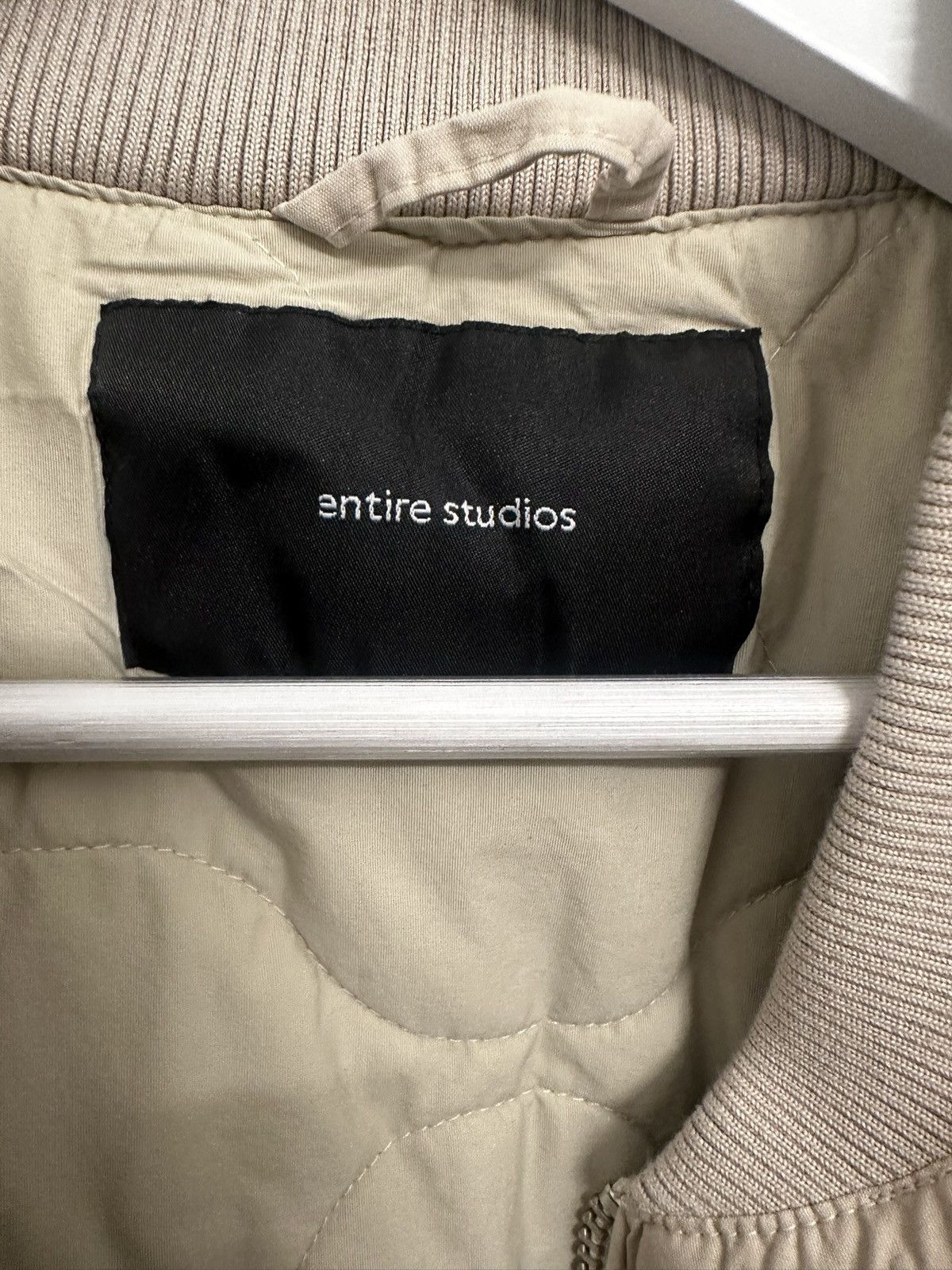 Entire Studios Entire Studios Cream A-4 Bomber Size US XXL / EU 58 / 5 - 3 Thumbnail