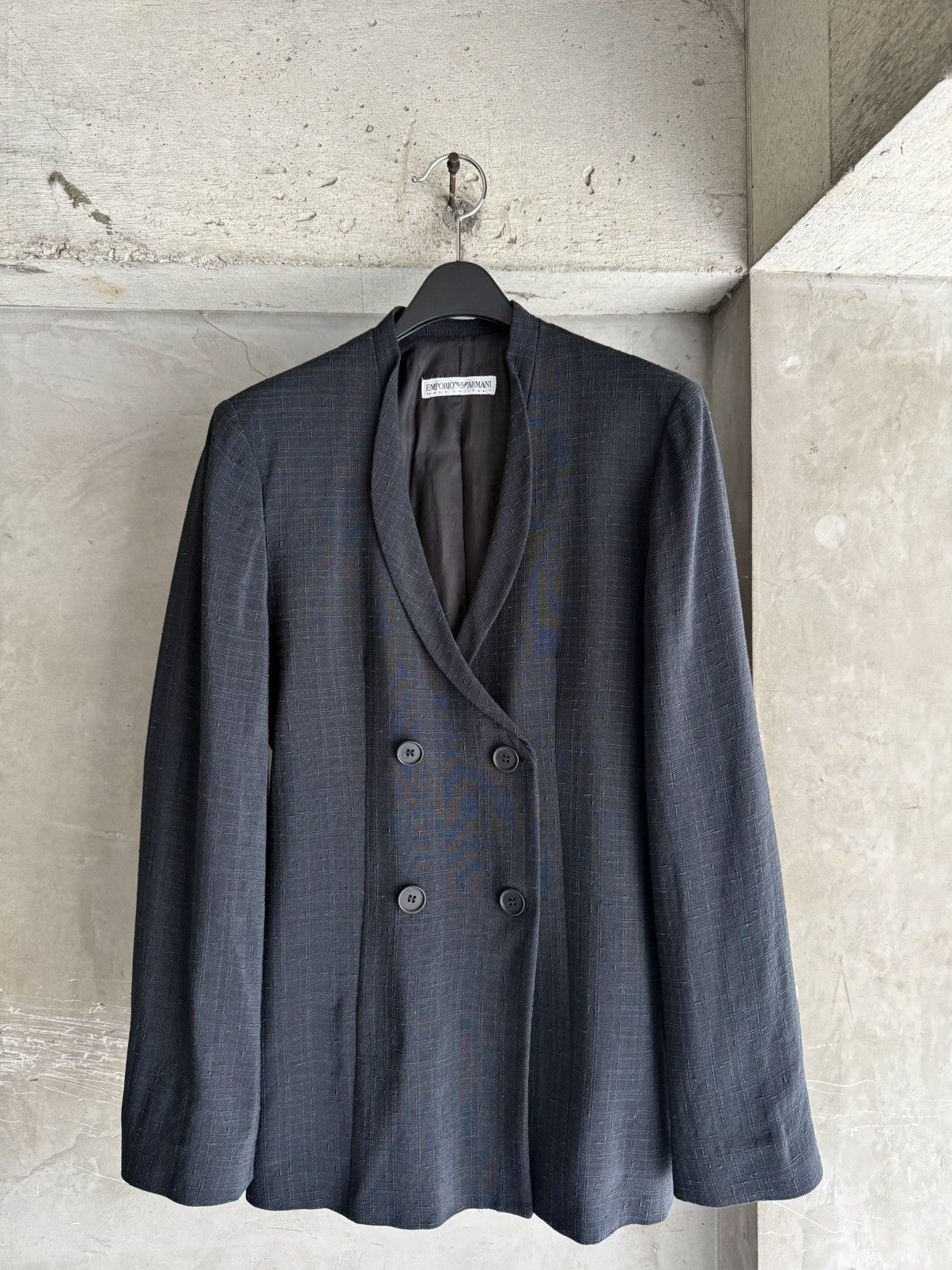 90\'s EMPORIO ARMANI Archive Dark Navy Tailored Jacket