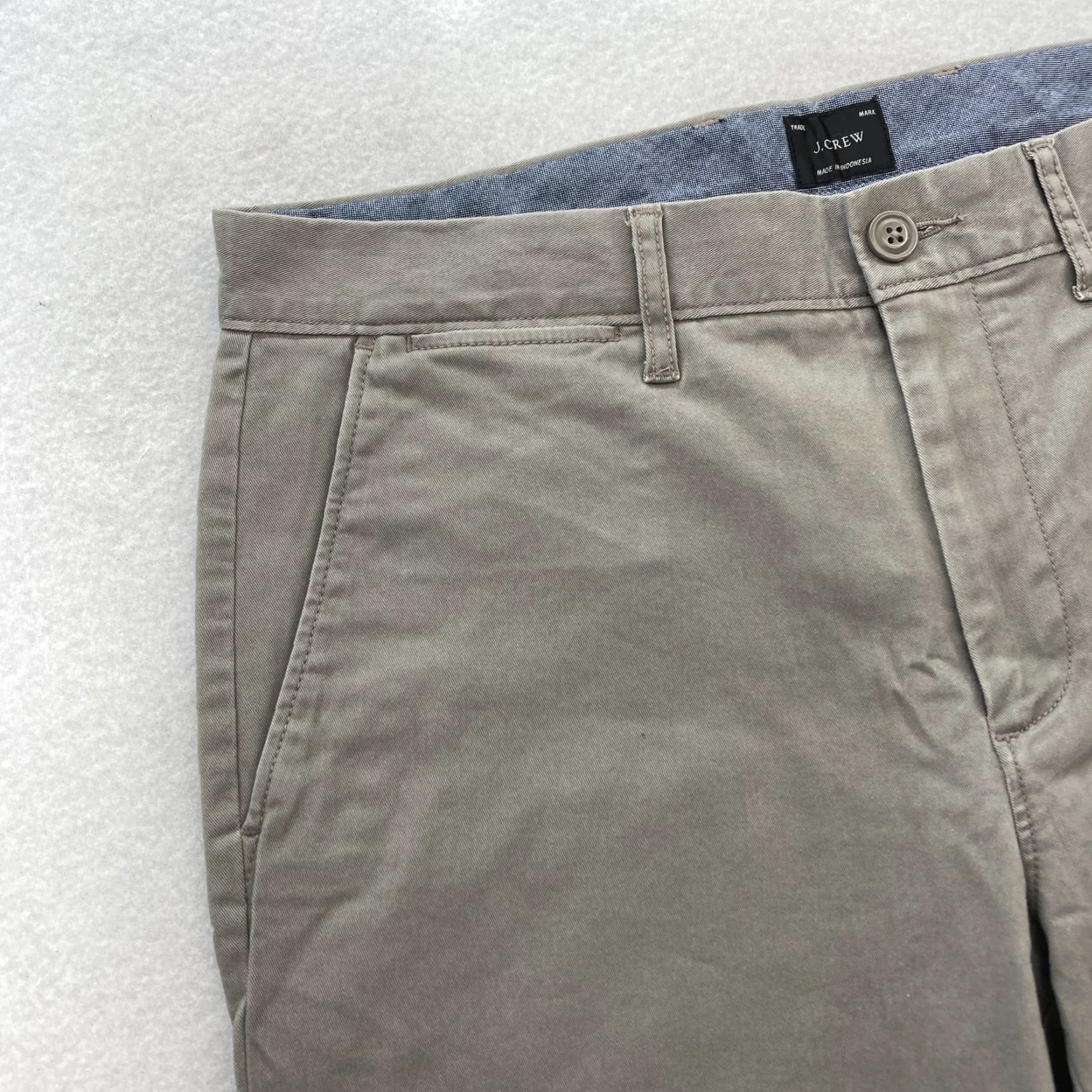 J.Crew J.Crew 770 Pants Mens 31x32 Slim Straight Leg Brown Stretch Fabric Chino Preppy Size US 31 - 3 Thumbnail