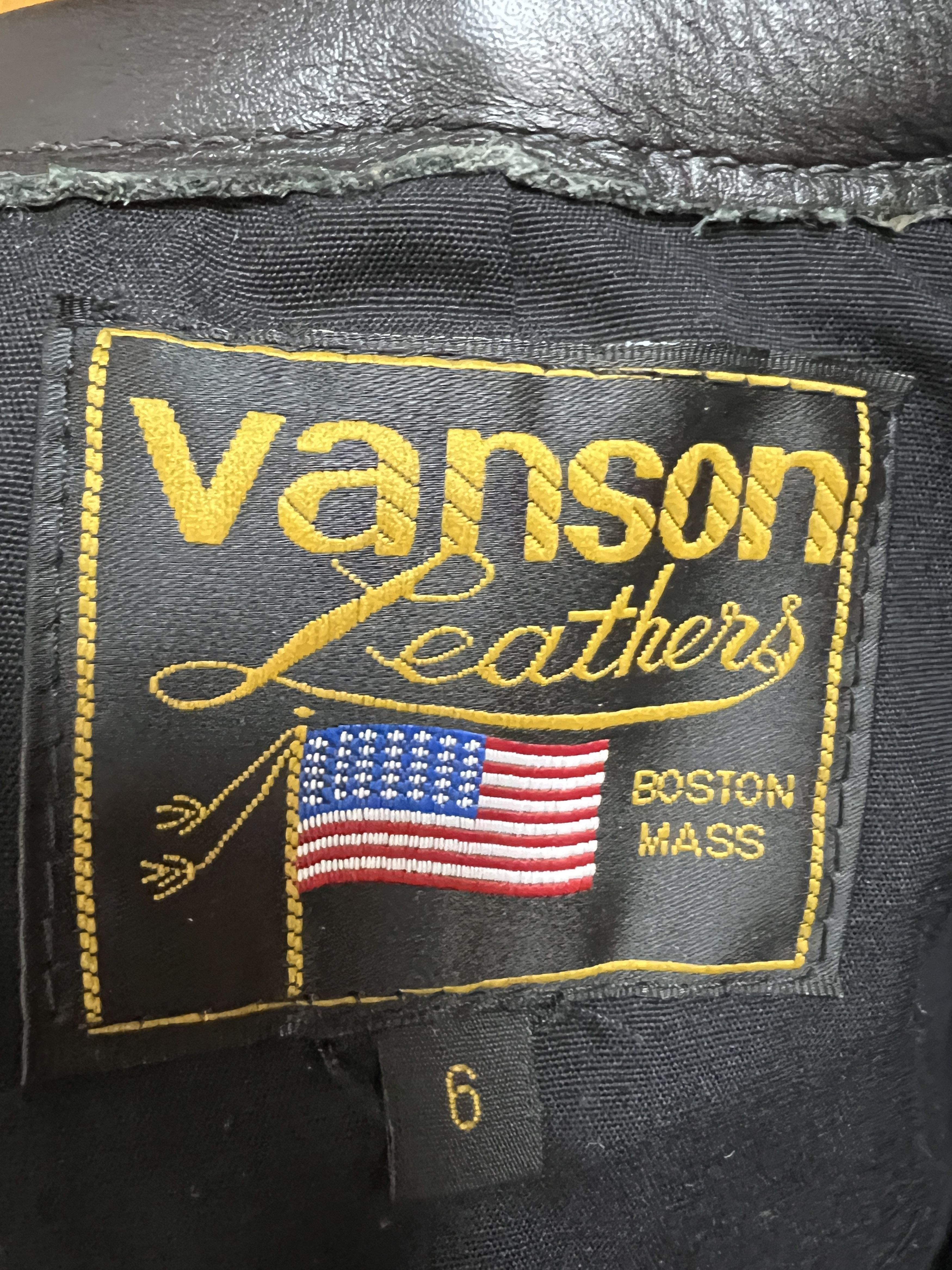 Vanson Leathers × Vintage Vanson Leathers Vintage Motorcycle Cafe Racer Jacket Size M / US 6-8 / IT 42-44 - 4 Thumbnail