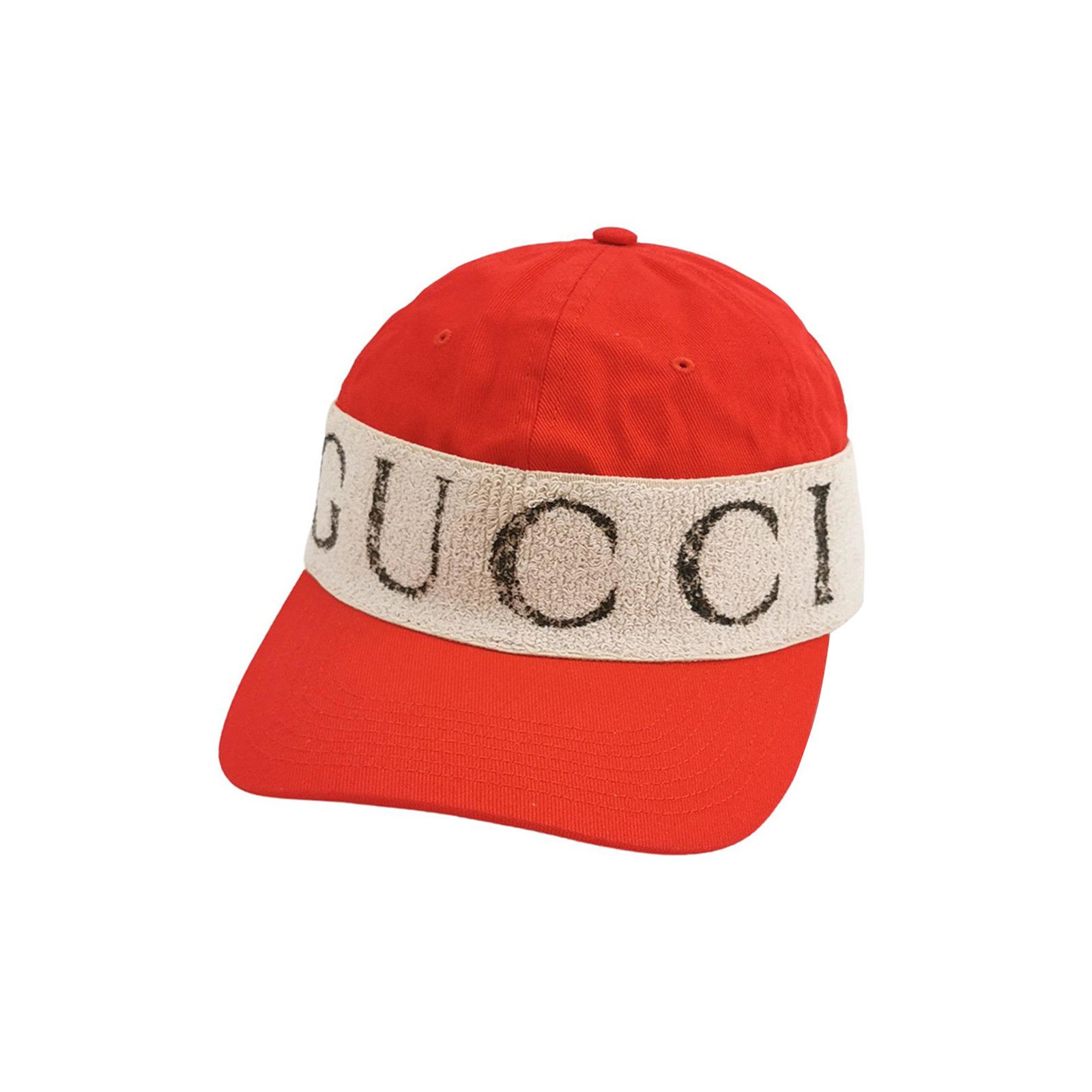 Gucci Gucci Logo Terry Band Baseball Cap ONE SIZE Size ONE SIZE - 1 Thumbnail