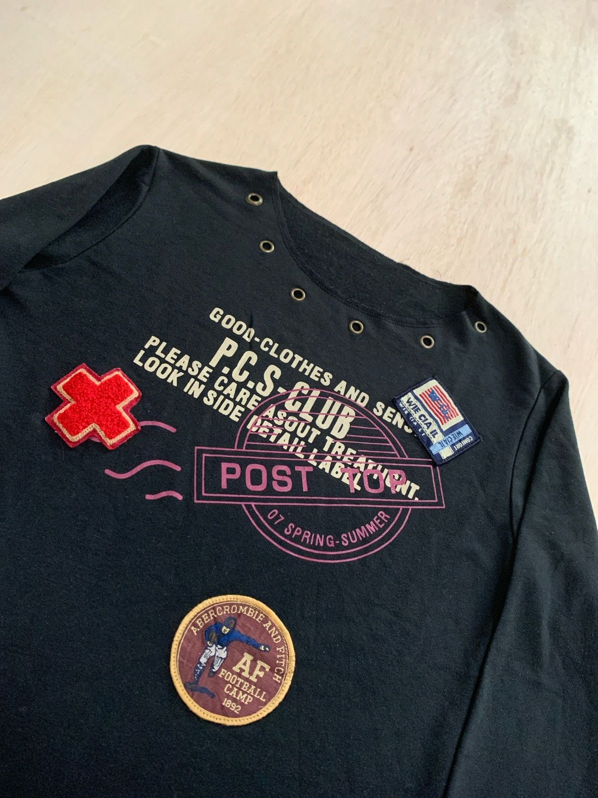 Beauty Beast × If Six Was Nine × Japanese Brand Y2k P.S.C Club Post top Ifsixwasnine Style Longsleeve Size M / US 6-8 / IT 42-44 - 3 Thumbnail