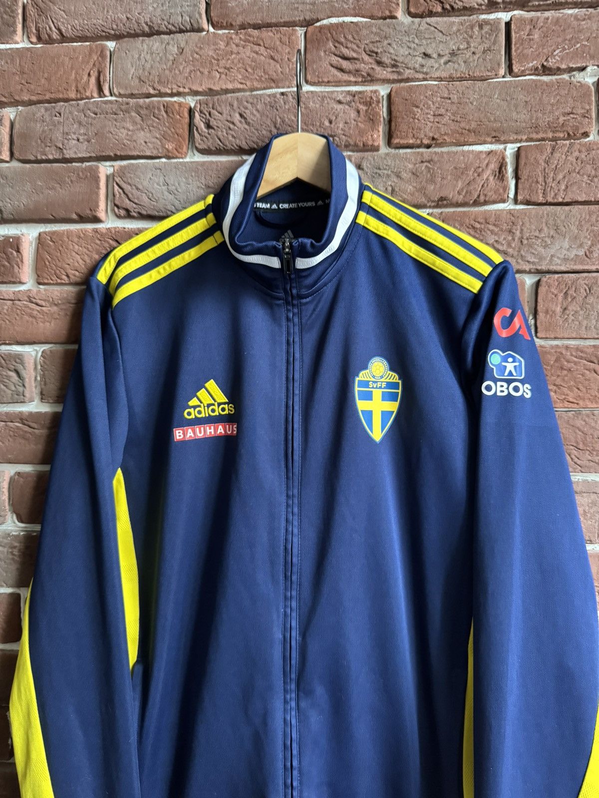 Adidas 2022 Adidas Sweden Team M Navy Jacket Soccer Kit Long Size US L / EU 52-54 / 3 - 4 Thumbnail