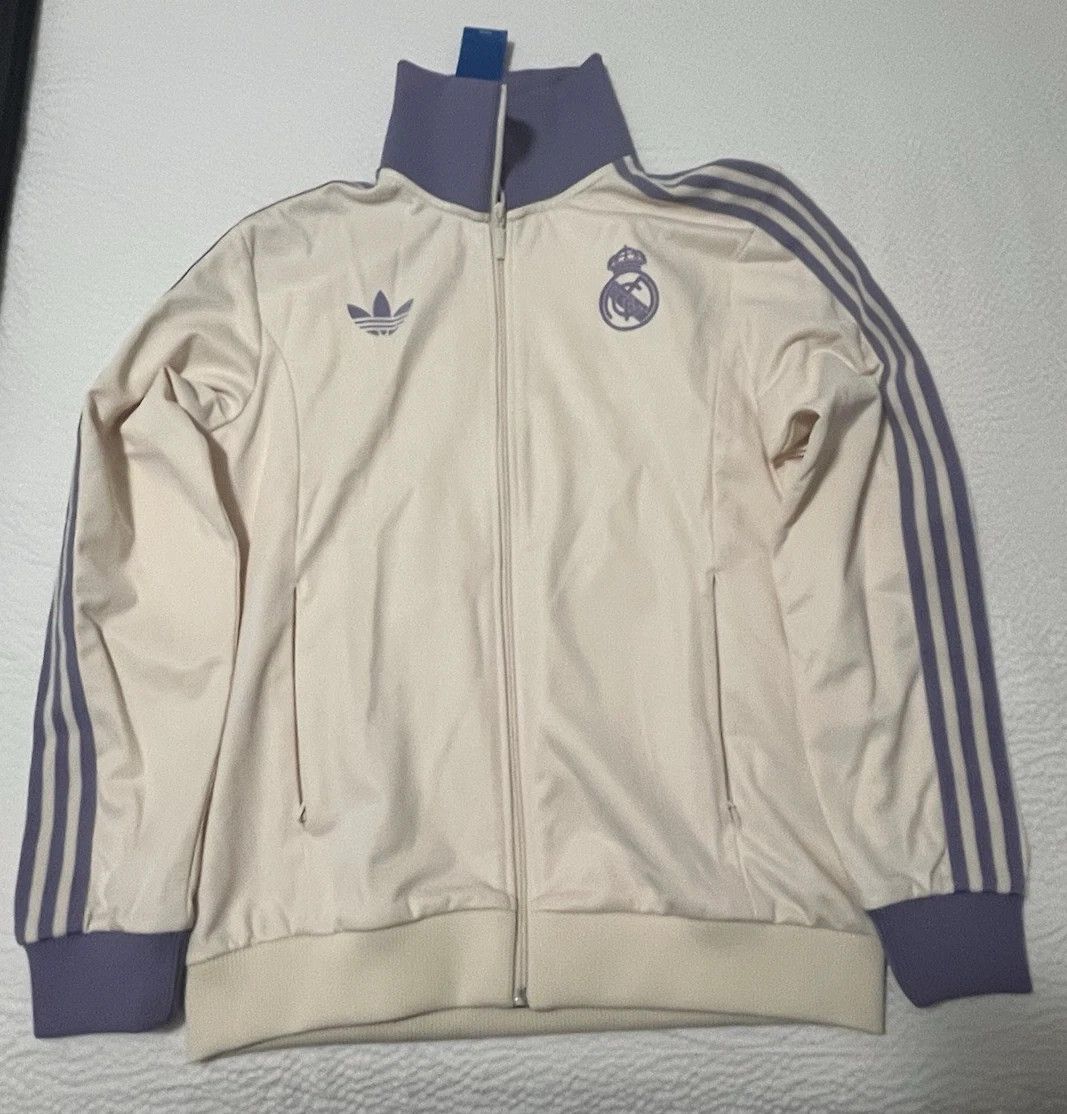 Adidas Real Madrid 24/25 Adidas Track Top Size Large Size US L / EU 52-54 / 3 - 3 Thumbnail
