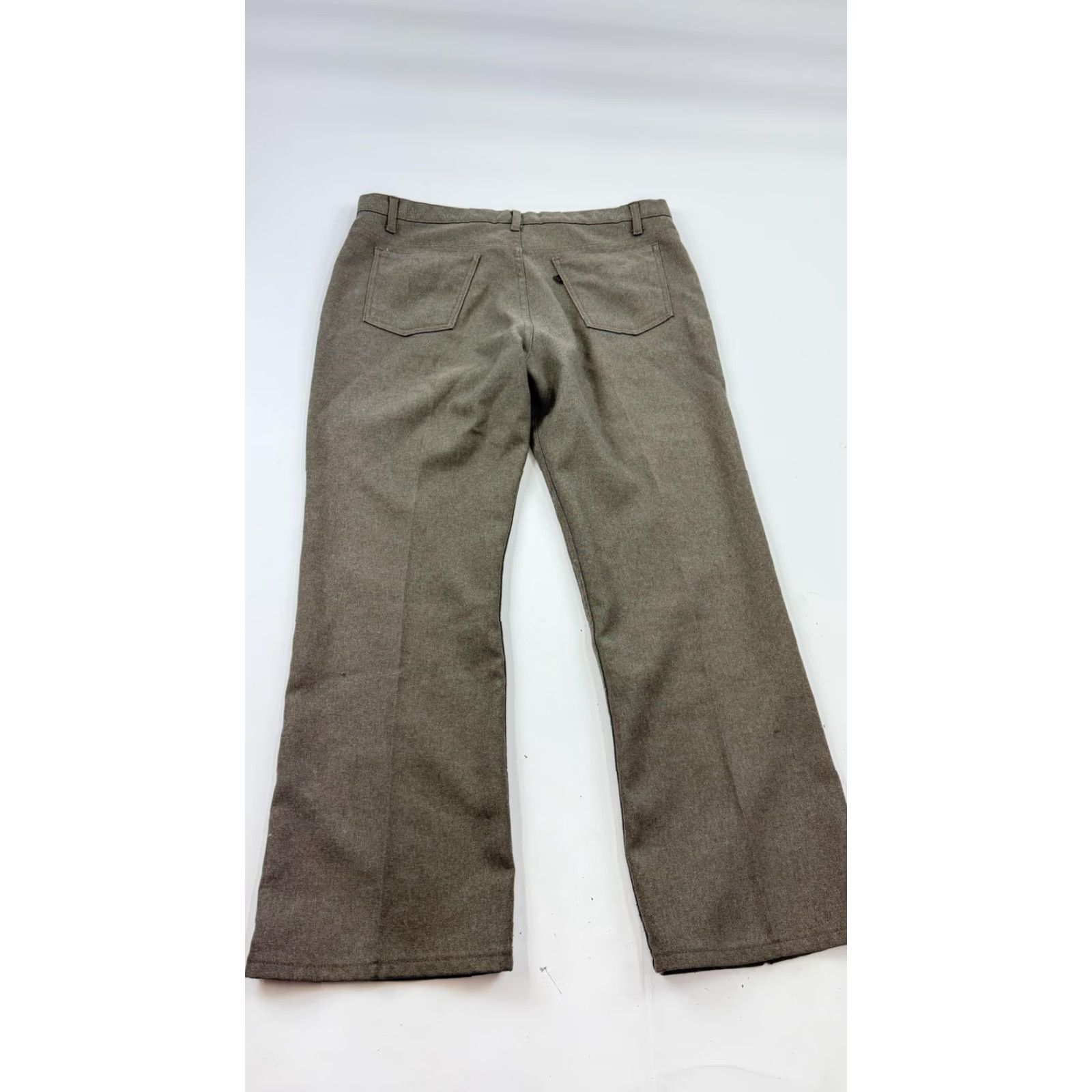 Levi's VINTAGE Levi's Pants Mens 40x30 Gray Twill Straight Leg Casual Made in USA 80s Size US 40 / EU 56 - 5 Thumbnail