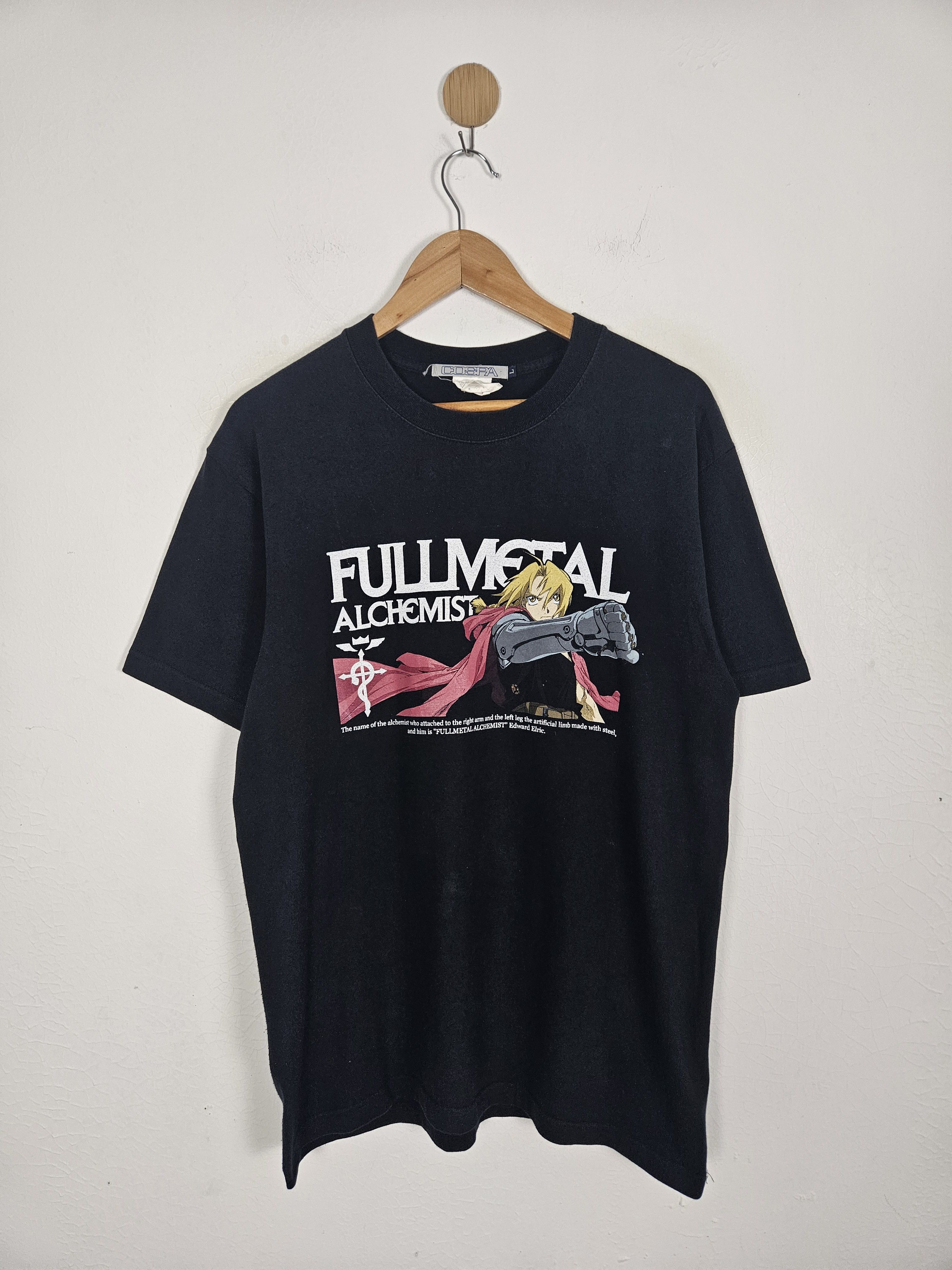 Anime × Cartoon Network × Vintage Vintage Fullmetal Alchemist edward cospa anime shirt Size US L / EU 52-54 / 3 - 1 Thumbnail