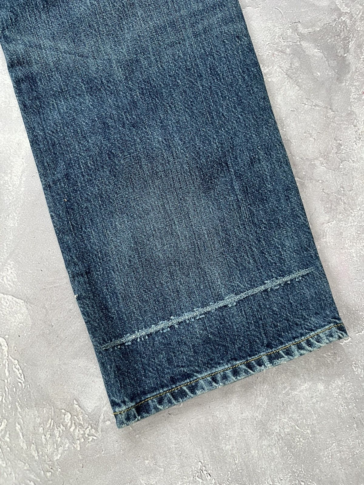 Levi's Vintage Levi’s 501 Distressed Painted Denim Blu Pants 32x32 Size US 32 / EU 48 - 8 Thumbnail