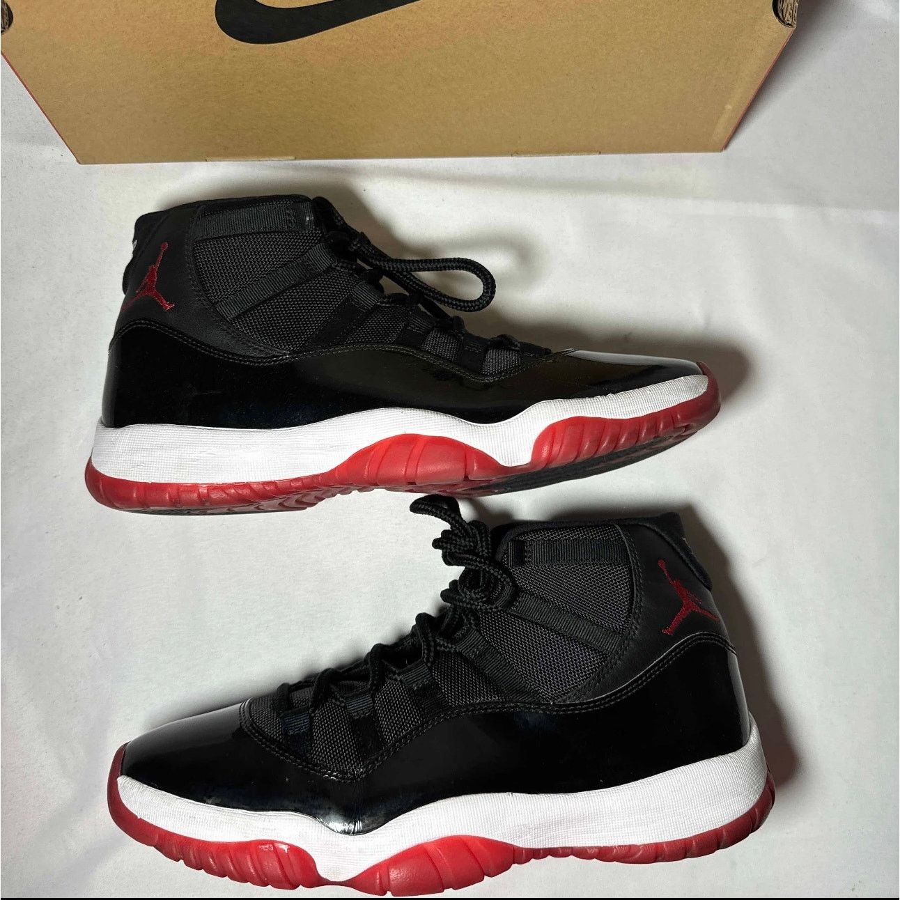 Jordan Brand × Nike Size 11 - Nike Air Jordan 11 Retro Bred 2019 Men's Shoes Size US 11 / EU 44 - 2 Thumbnail