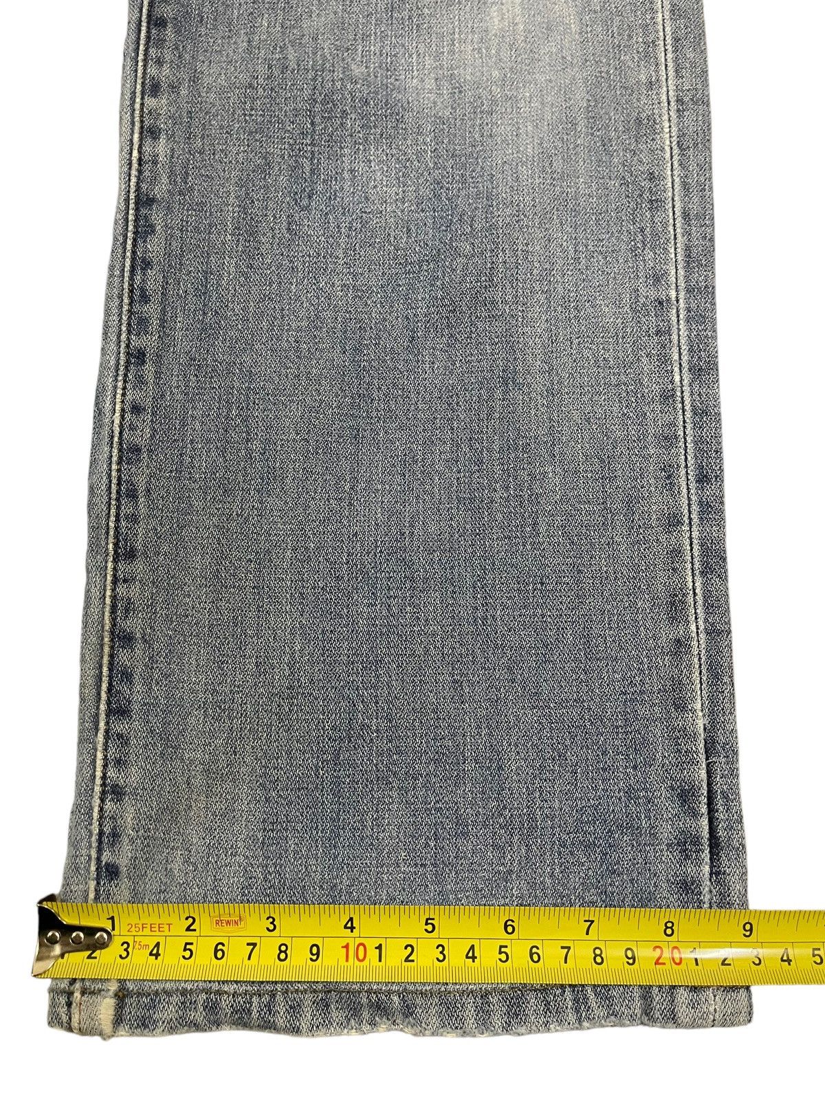 Wrangler Vintage Wrangler Classic Blue Wash Distressed Baggy Jeans Size US 32 / EU 48 - 14 Thumbnail
