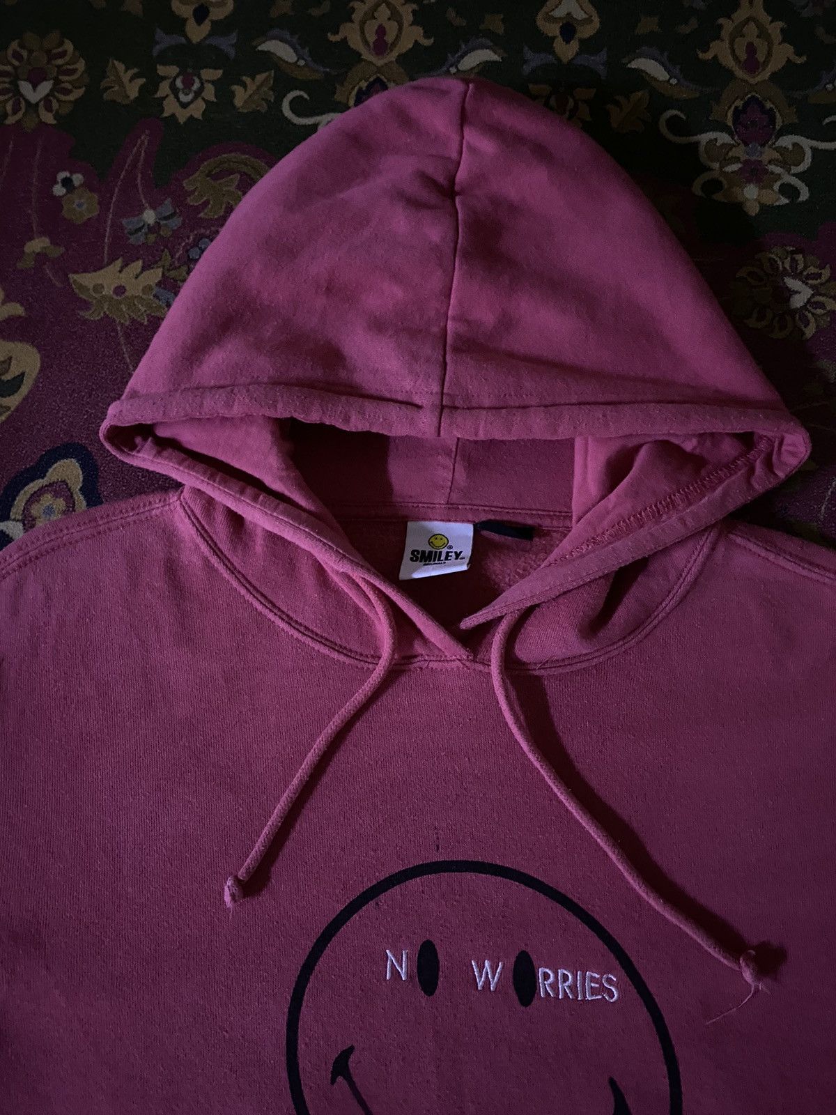 Japanese Brand × Vintage Japanese Brand SMILEY No Worries Hoodie Size US M / EU 48-50 / 2 - 5 Thumbnail