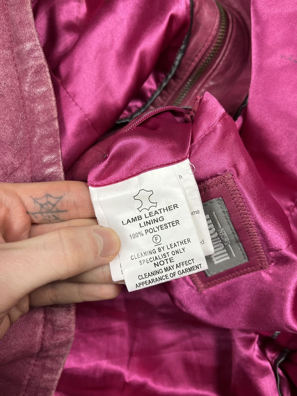 Genuine Leather Distressed vintage oversized cropped pink leather jacket Size US XL / EU 56 / 4 - 9 Thumbnail