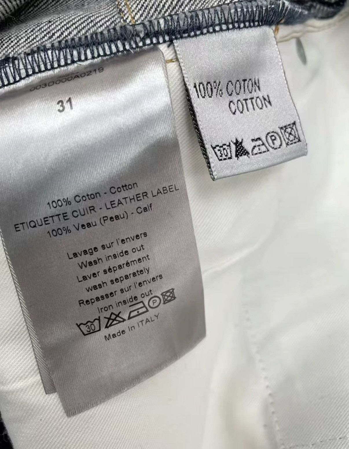 Dior Dior 100% Cotton Jeans J30 Size US 28 / EU 44 - 7 Thumbnail