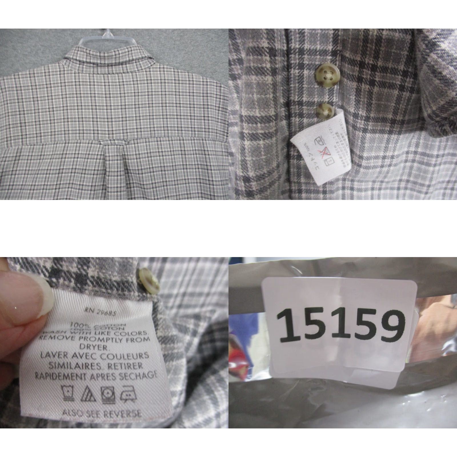 Pendleton VINTAGE Pendleton Shirt XL Men Gray Plaid Flannel Button-Up Collared Casual Size US XL / EU 56 / 4 - 8 Thumbnail