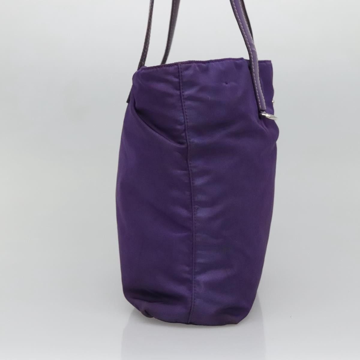 Prada PRADA Tote Bag Nylon Purple Silver Size ONE SIZE - 4 Thumbnail