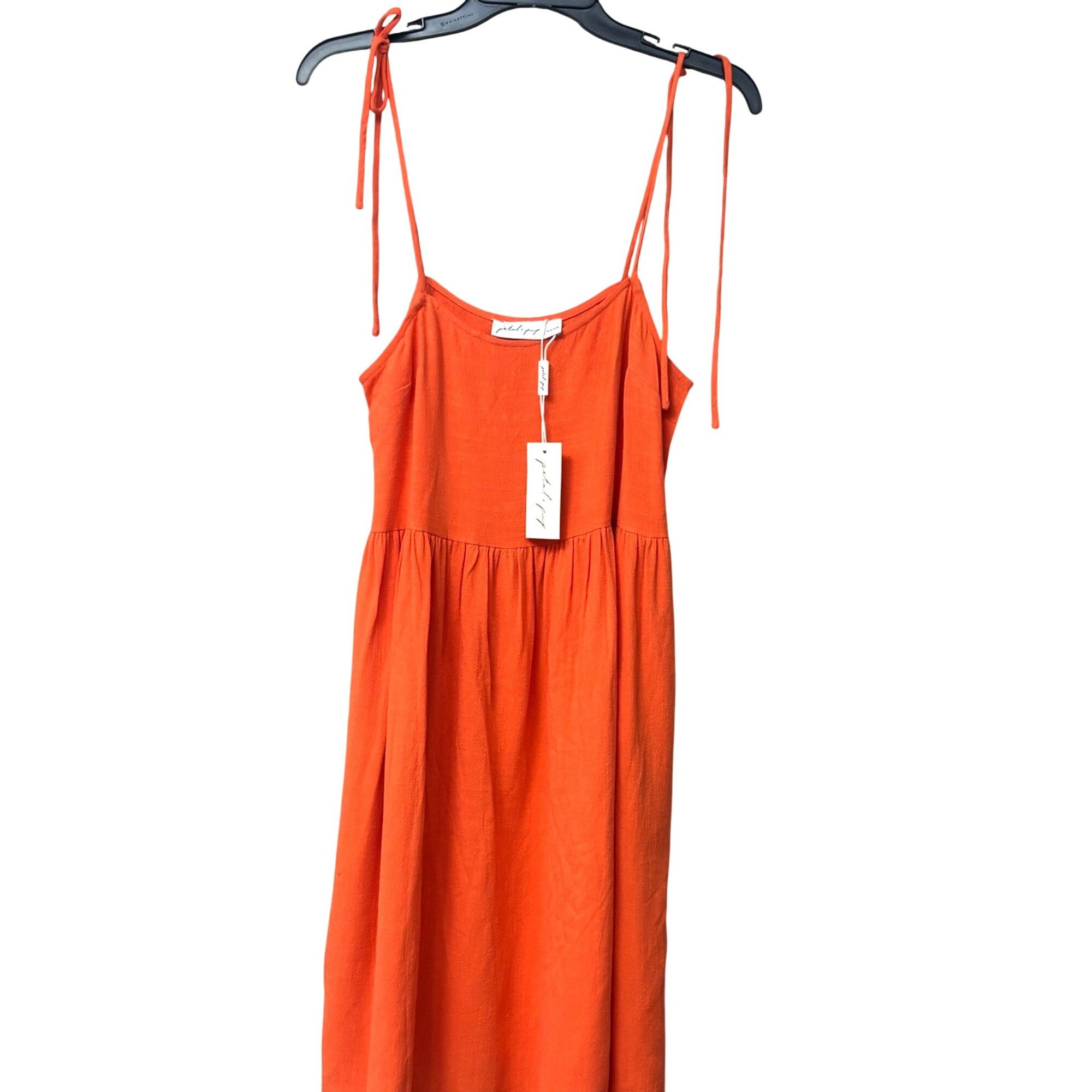 Other Petal & Pup Emerson Tie Strap Linen Blend Minidress, Orange, Size XS / US 0-2 / IT 36-38 - 10 Thumbnail