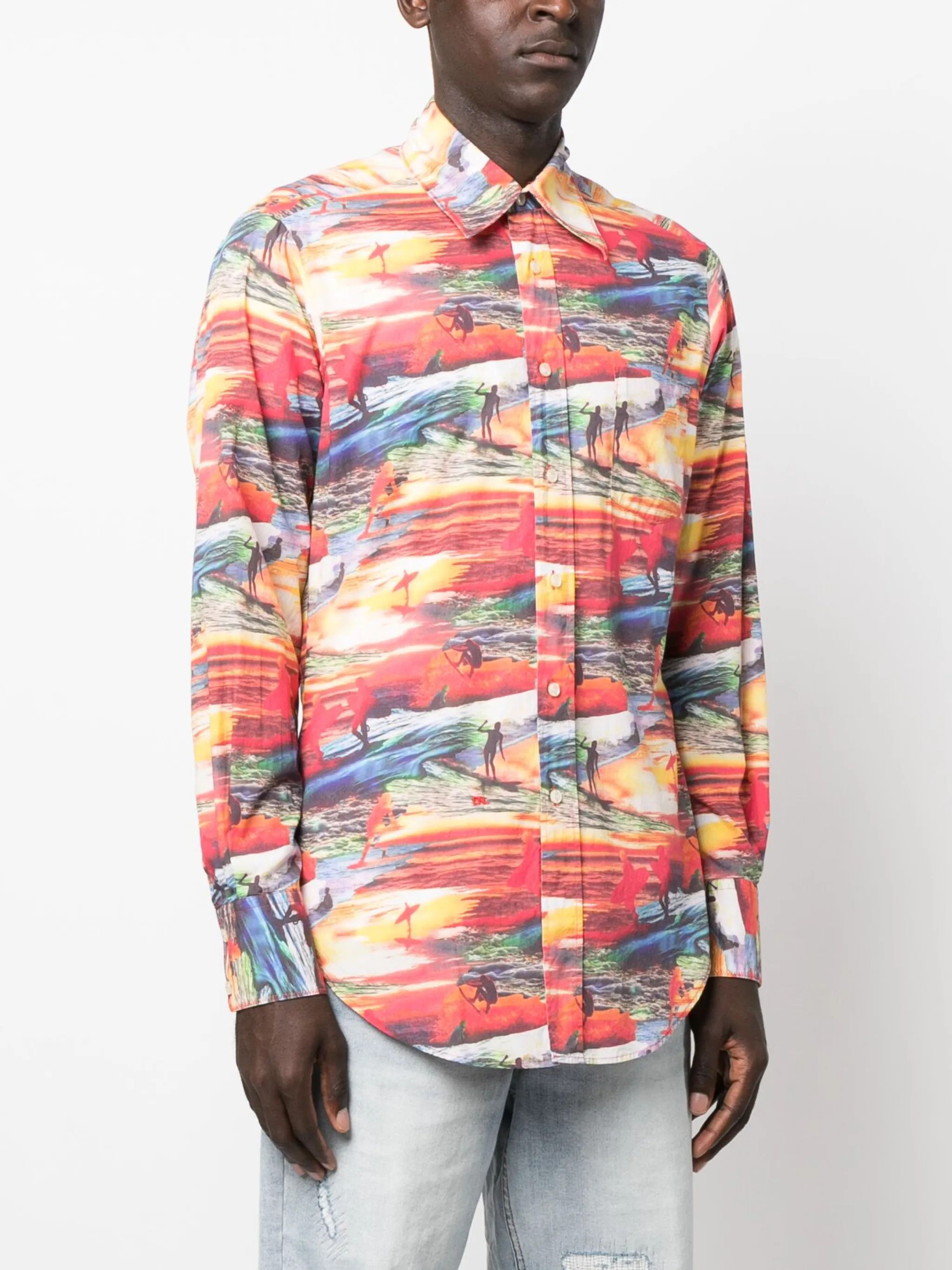 ERL o1y0125 Patterned Shirt in Multicolor Size US L / EU 52-54 / 3 - 2 Thumbnail