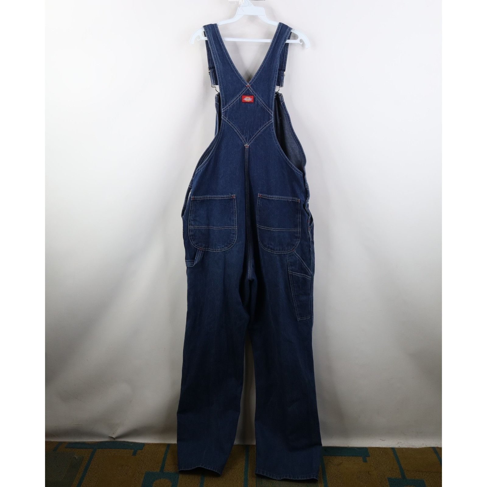 Dickies Vintage Y2K Dickies Faded Wide Leg Denim Overalls Size US 38 / EU 54 - 16 Thumbnail