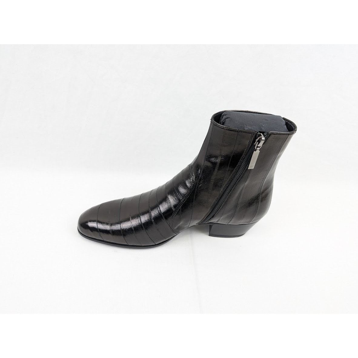 Saint Laurent Paris o1rshd1 Eel Anguilla Cheslea Boots in Black Size US 9 / EU 42 - 10 Thumbnail