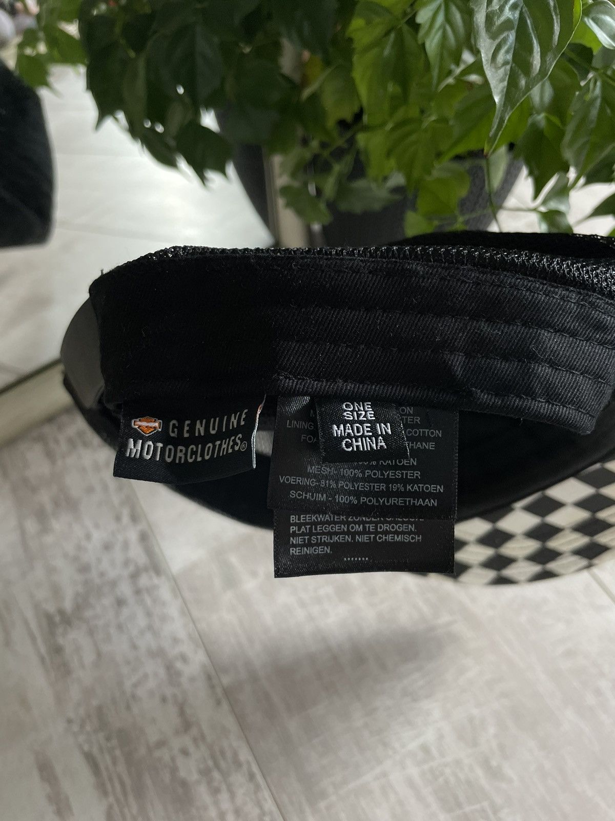 Harley Davidson × Vintage Vintage Harley Davidson #1 Black Hat Cap Racing Motorcycle Size ONE SIZE - 7 Thumbnail