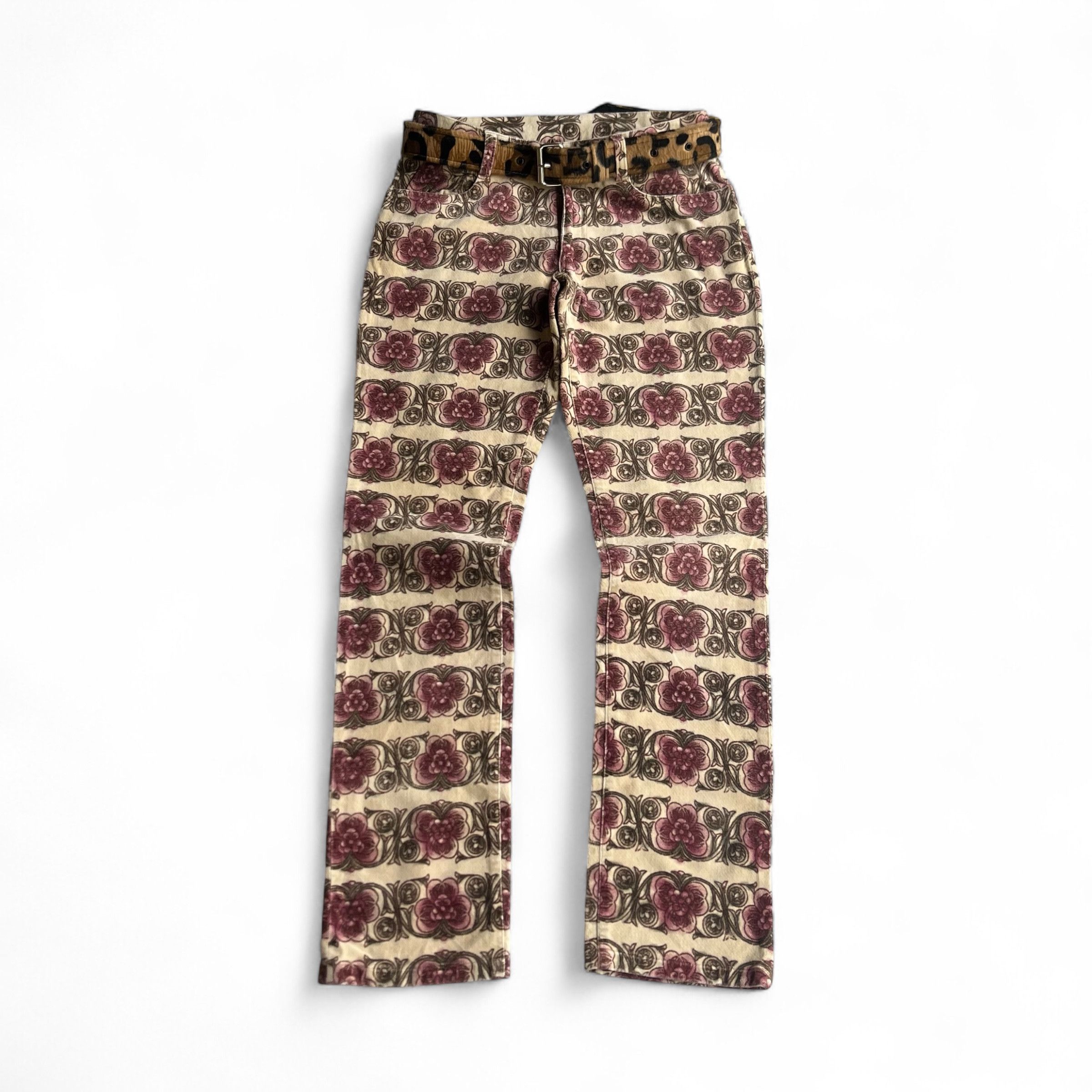 Japanese Brand Algonquins Floral Printed Hysteric Style Size US 28 / EU 44 - 1 Thumbnail