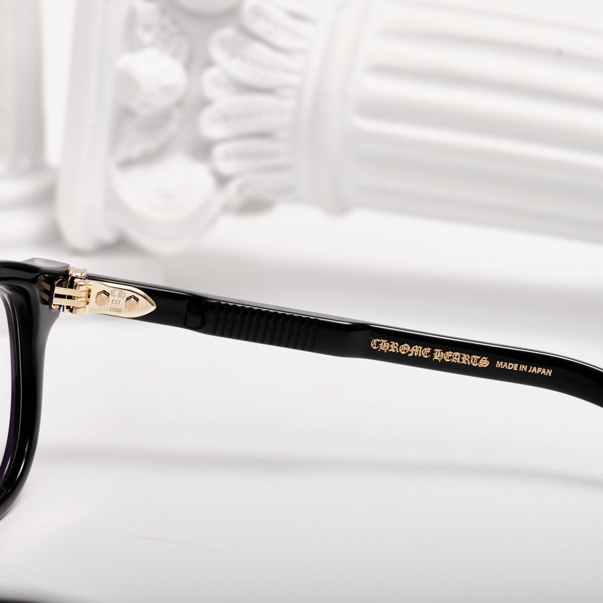 Chrome Hearts CHROME HEARTS CHIRP CHIRP BLACK - 18KGP GLASSES Size ONE SIZE - 4 Thumbnail