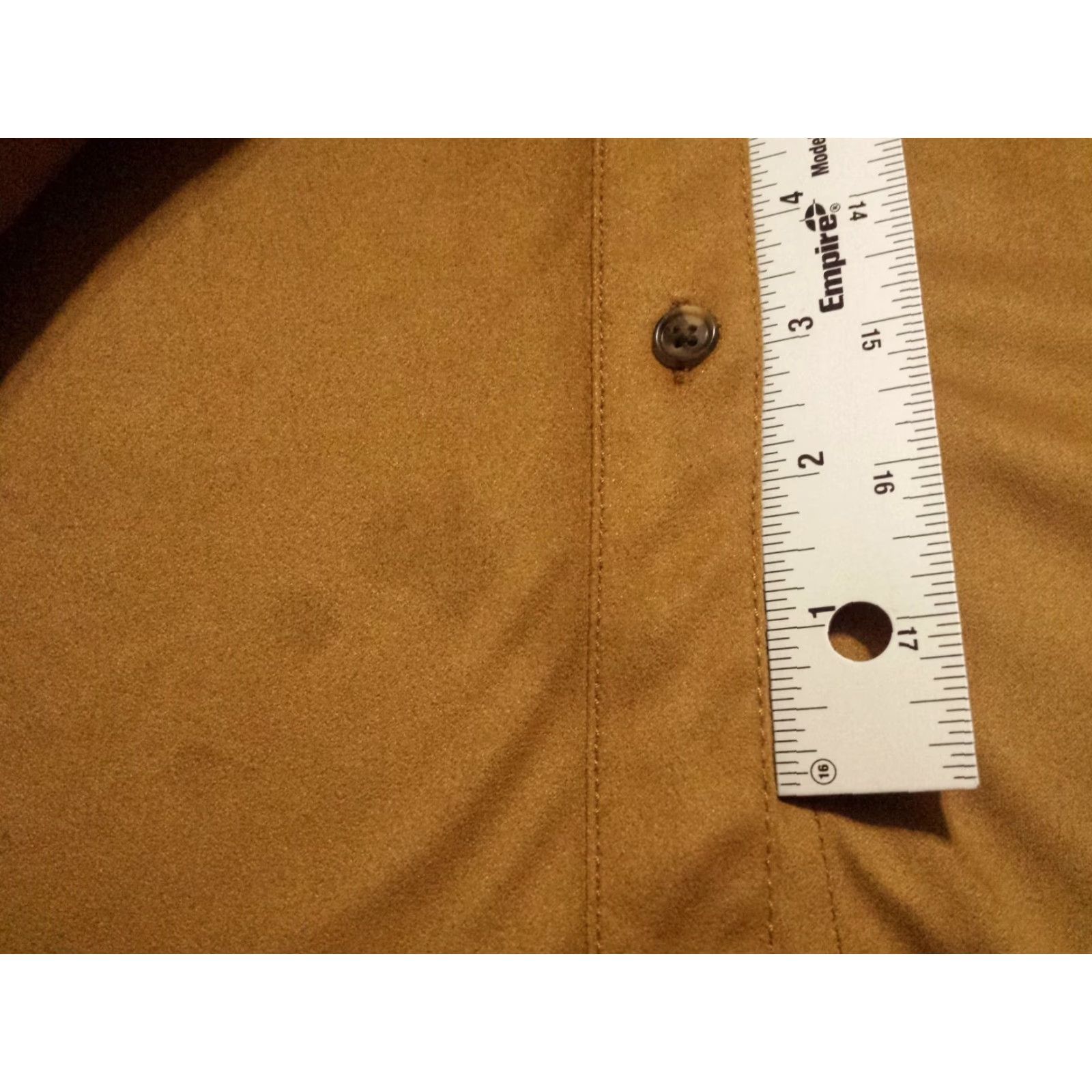 Chaps Chaps Shirt Long Sleeve Button-Front Solid Beige Velvet Polyester Adult Small Womens Button-Down Shirt Beige Velvet Polyester 90s Event? Size S / US 4 / IT 40 - 7 Thumbnail