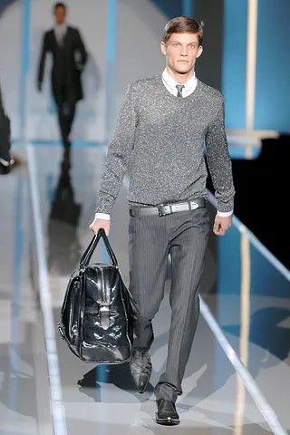 Dolce & Gabbana Dolce & Gabbana FW 2007 Silver Brushed Runway Belt Size 28 - 2 Thumbnail