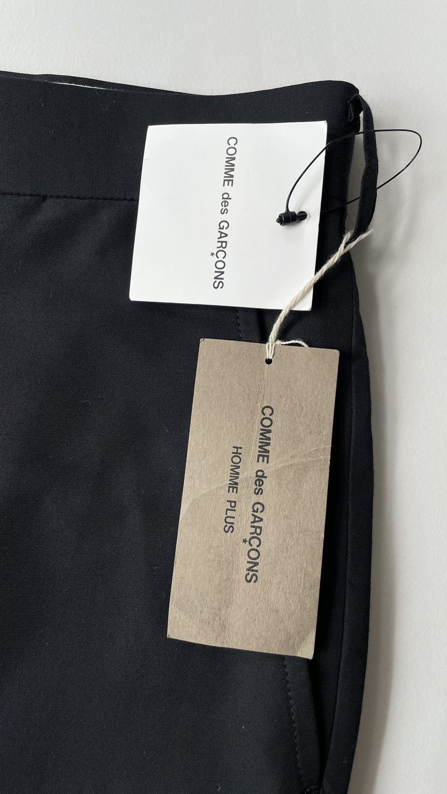 Comme des Garcons Homme Plus S/S 05 Black Nylon Trousers Size US 34 / EU 50 - 4 Thumbnail