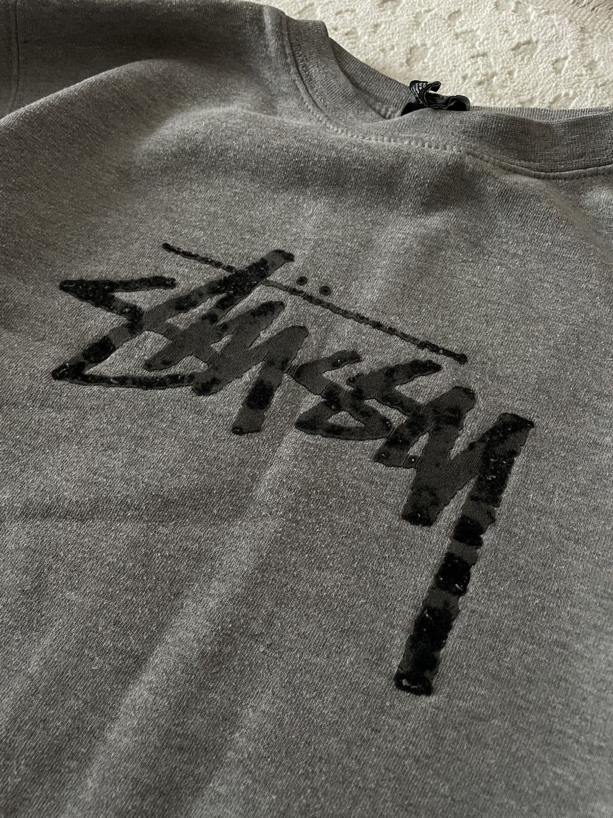 Stussy Grey Stussy Crewneck Sweatshirt Size US S / EU 44-46 / 1 - 5 Thumbnail