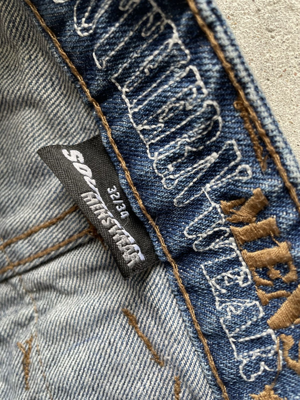 Japanese Brand × Vintage Vintage Southern jeans distressed denim baggy Size US 32 / EU 48 - 9 Thumbnail