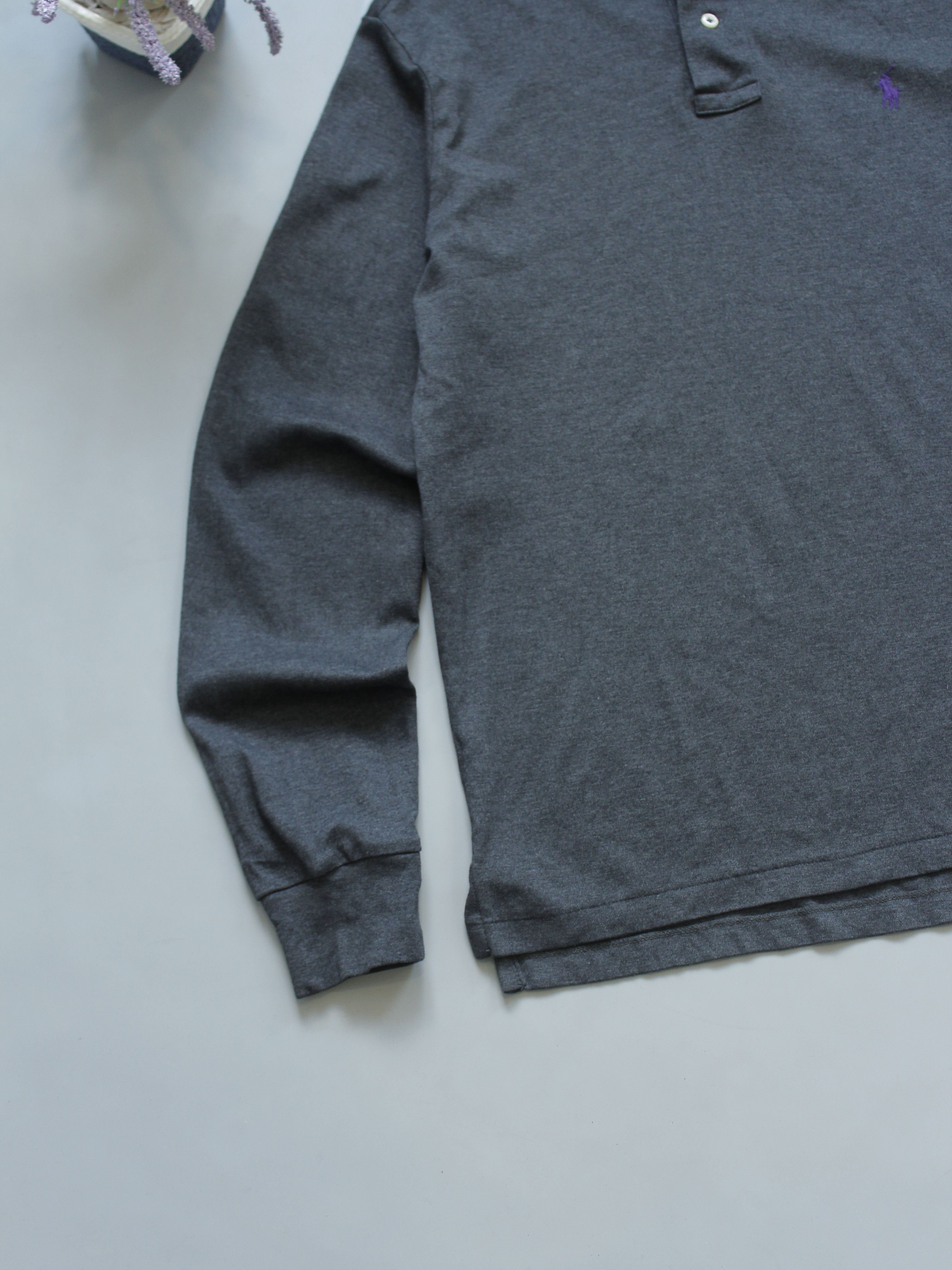 Polo Ralph Lauren Polo Ralph Lauren Prl longsleeve shirt gray mens m rl Size US M / EU 48-50 / 2 - 3 Thumbnail