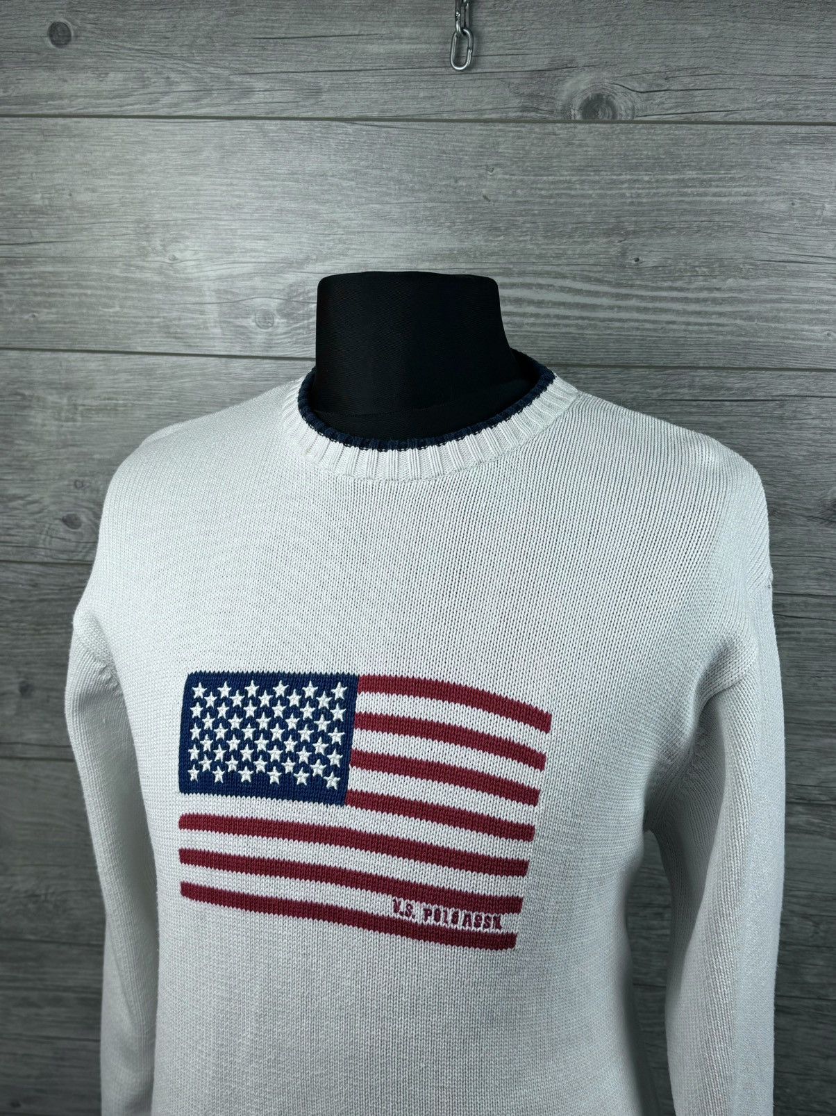 U.S. Polo Assn. Polo Ralph Lauren Vintage Sweater USA 🇺🇸 Logo 90s Size Xxl Size US XXL / EU 58 / 5 - 5 Thumbnail