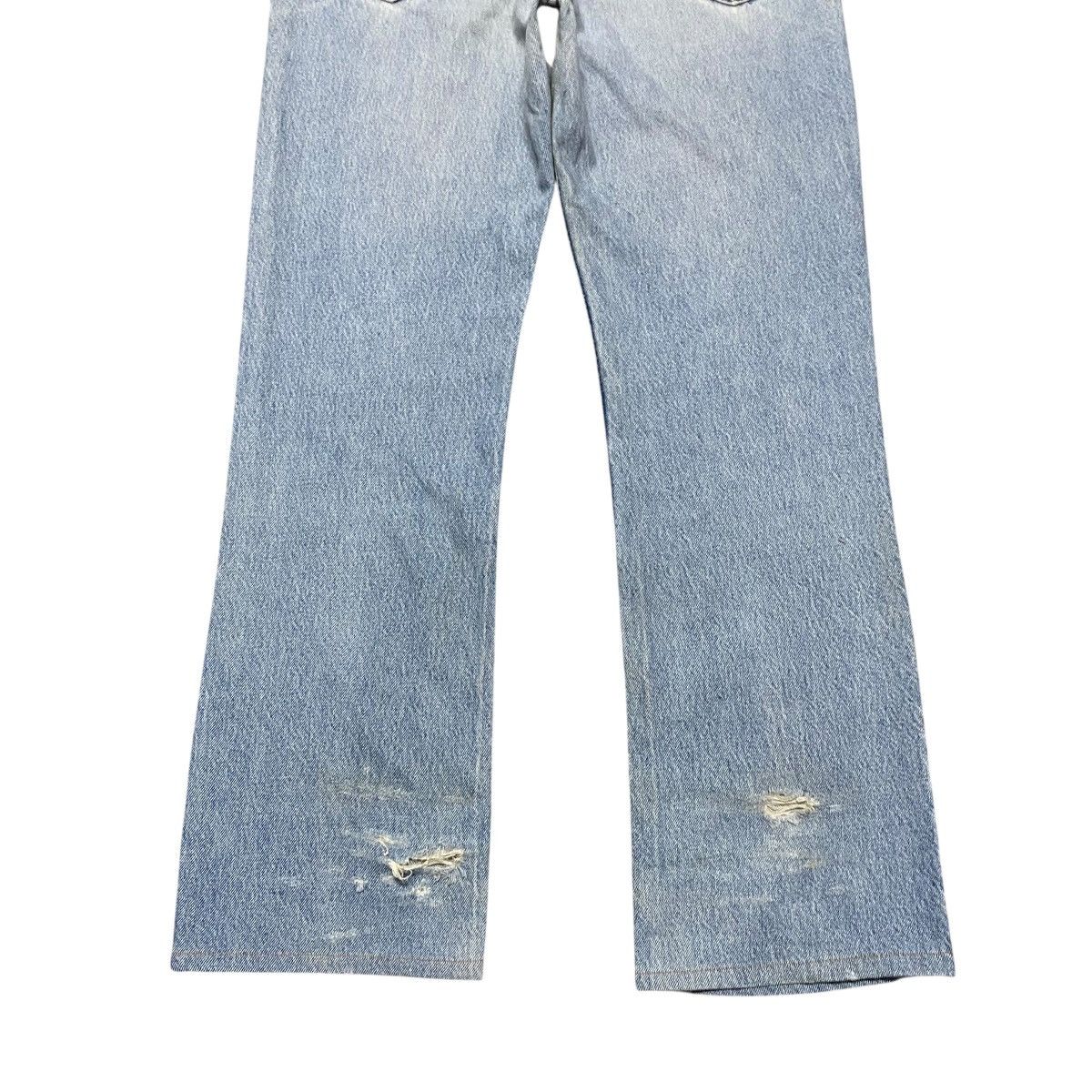 Levi's Vintage 90s Levis 517 Flare Jeans Distressed Size US 32 / EU 48 - 13 Thumbnail