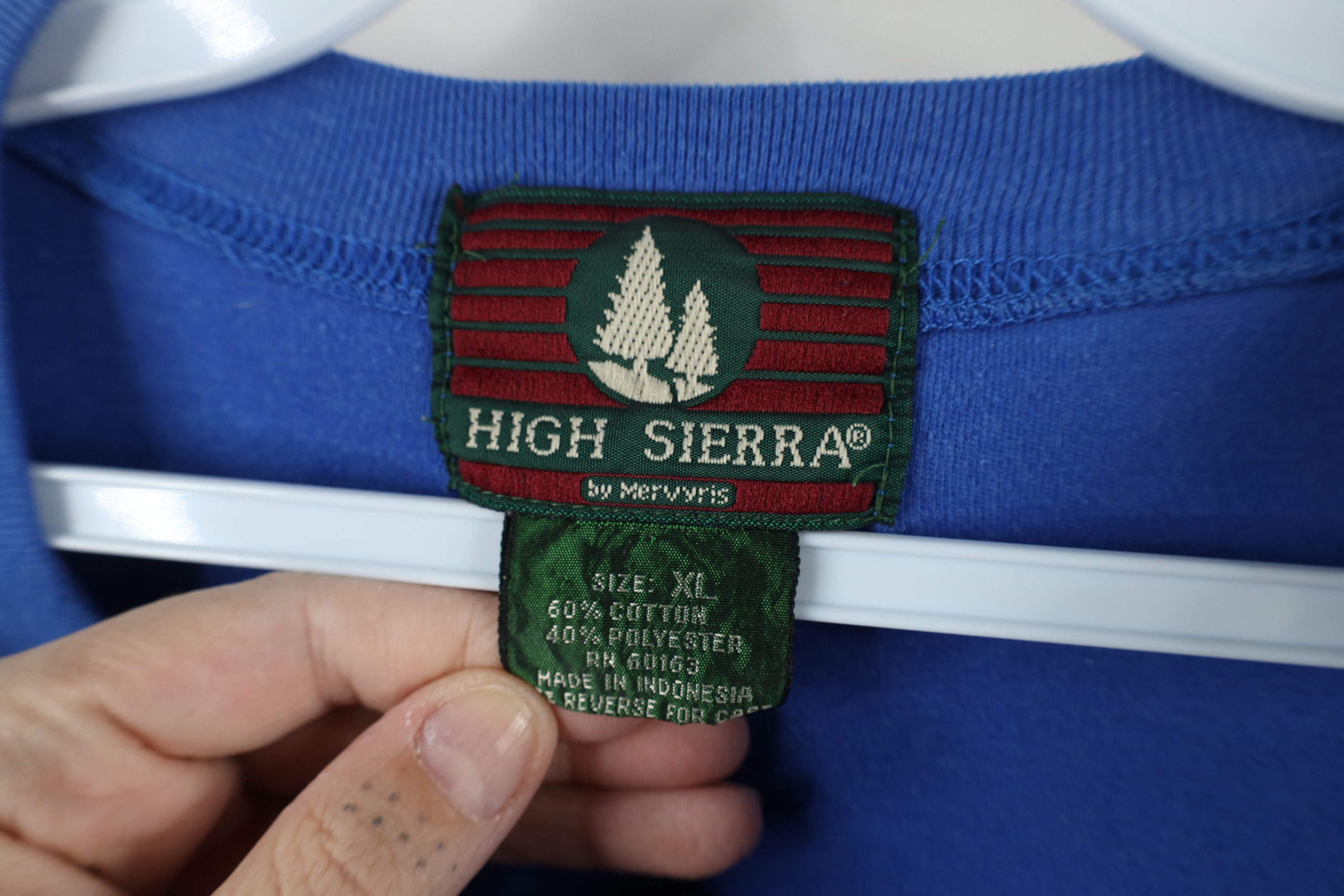 Vintage Vintage 90s Streetwear Long Sleeve Henley T-Shirt Royal Blue Size US XL / EU 56 / 4 - 9 Thumbnail