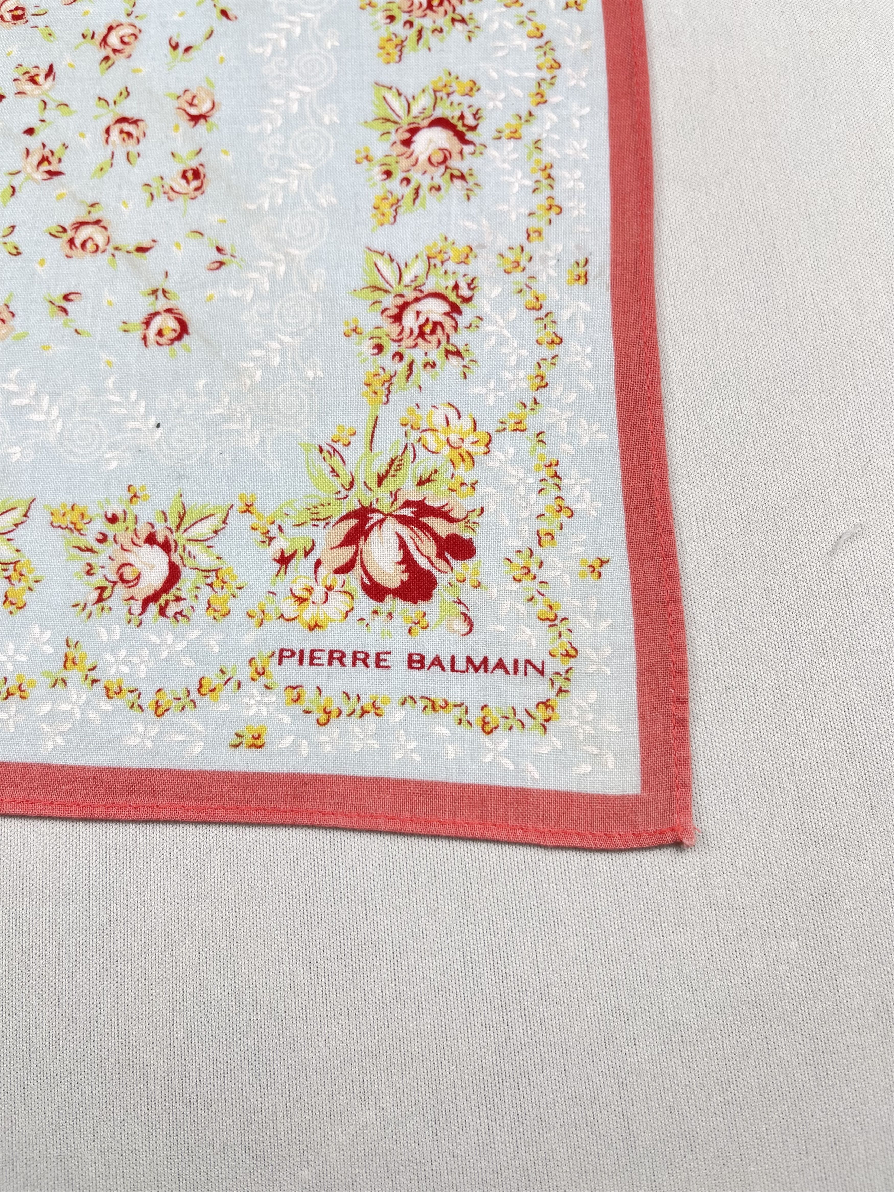 Pierre Balmain Vtg Pierre Balmain Handkerchief Pocket Square Bandana HM0051 Size ONE SIZE - 5 Thumbnail