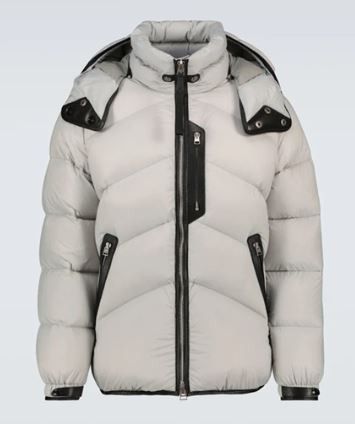 image of Tom Ford O1Loc1C0124 Ojd001 Down Feather Hooded Jacket In Khaki, Men's (Size Large)