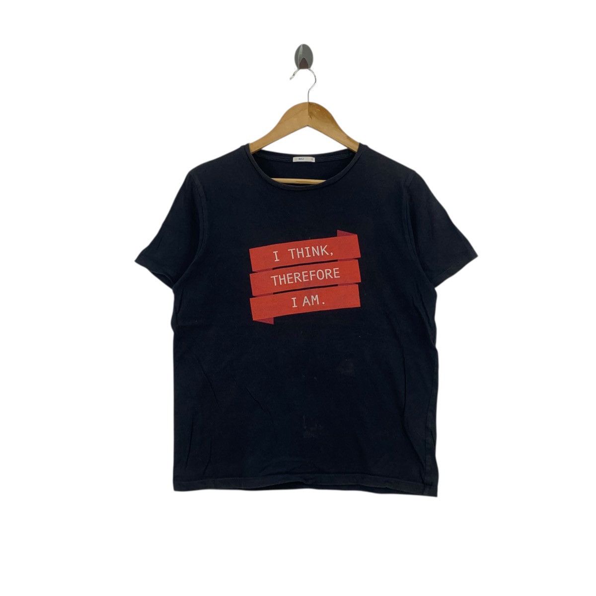 GU GU x RENE DESCARTES I Think Therefore I Am Tee Shirt Top Size M / US 6-8 / IT 42-44 - 1 Thumbnail