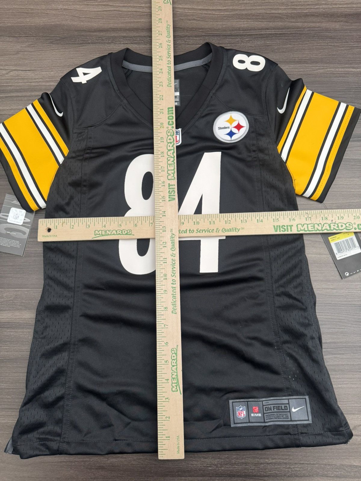 Nike Pittsburgh Steelers Antonio Brown #84 NFL On Field Jersey Size S / US 4 / IT 40 - 9 Thumbnail