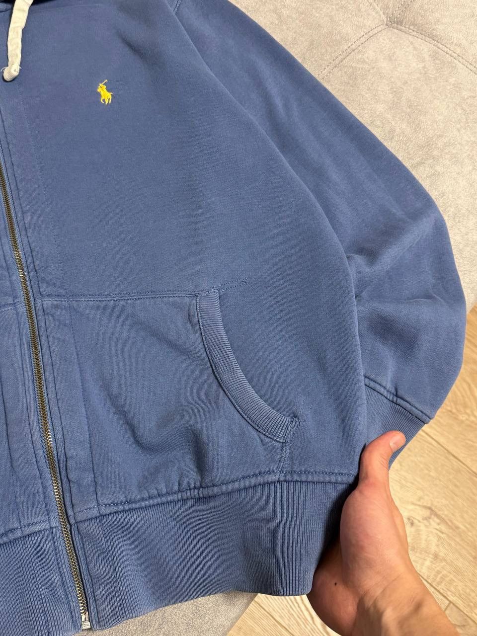 Polo Ralph Lauren Vintage Polo Ralph Lauren classic zip blue hoodie size L Size US L / EU 52-54 / 3 - 12 Thumbnail