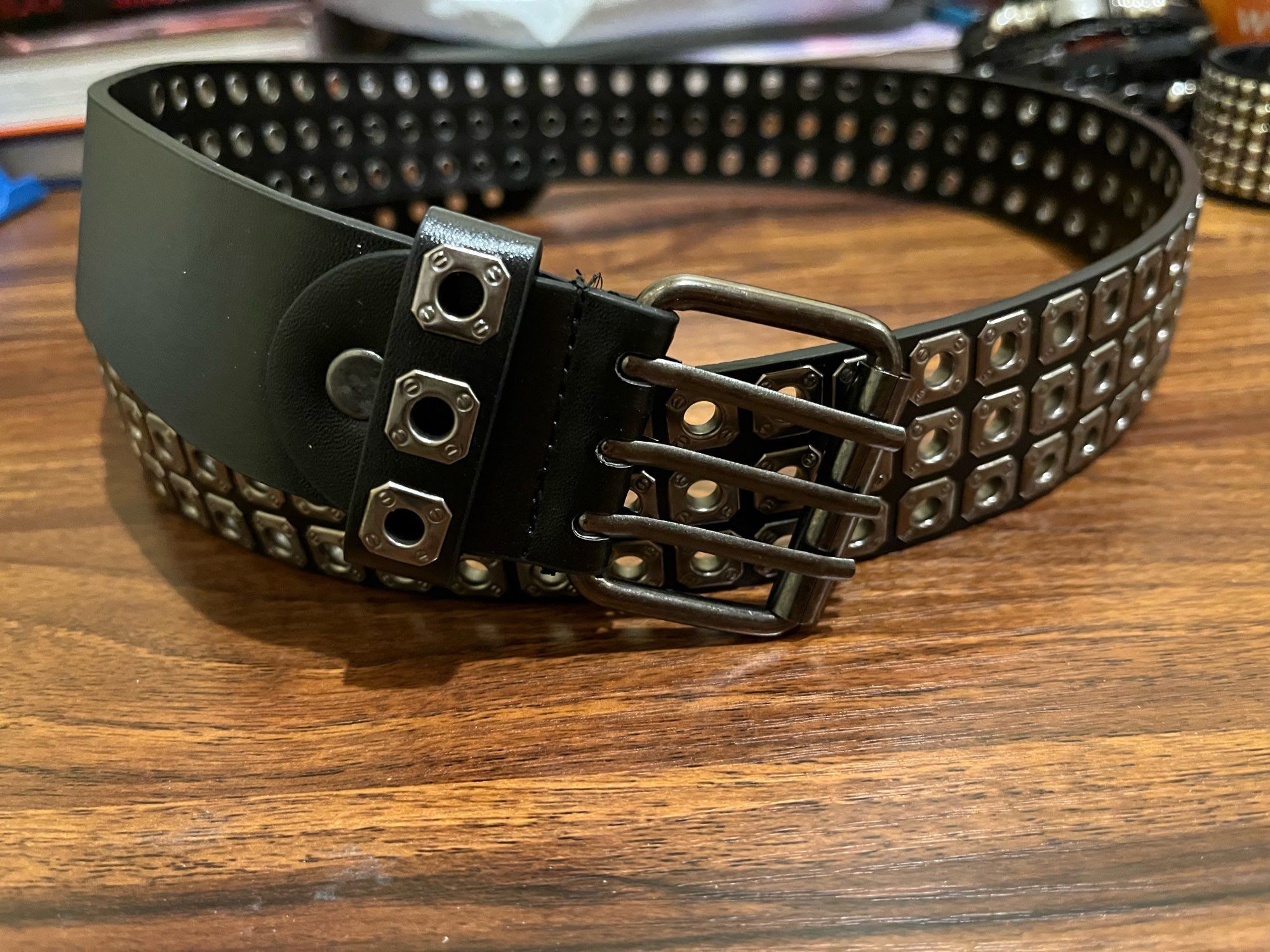 Designer × Vintage Punk Rivet Belt Size ONE SIZE - 2 Thumbnail