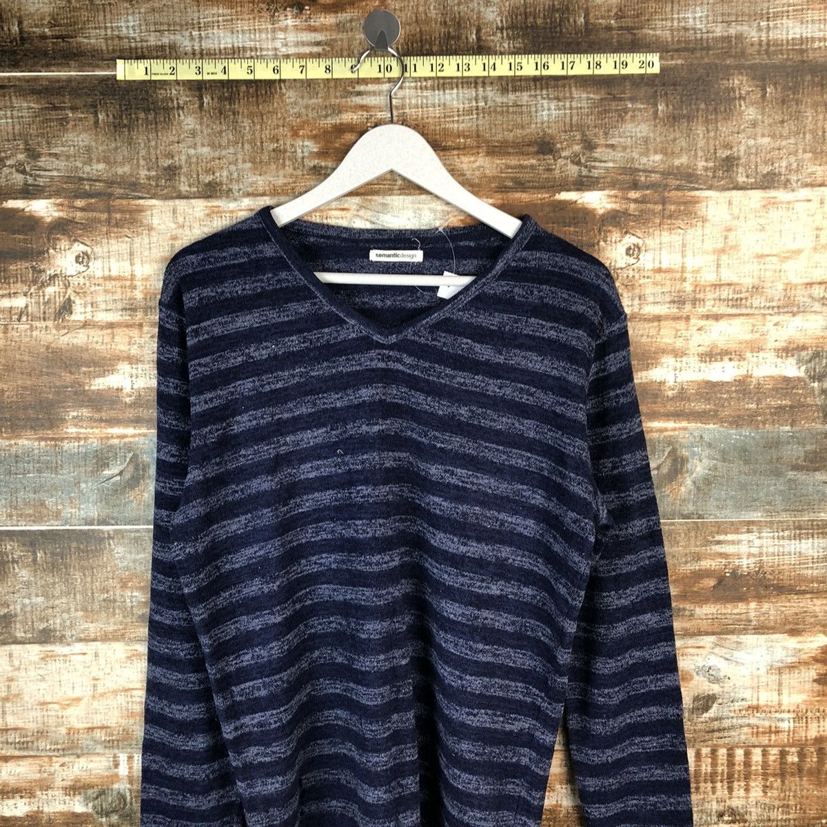 semanticdesign Semantic Design Stripes Blue long sleeve #A1370 Size US L / EU 52-54 / 3 - 5 Thumbnail