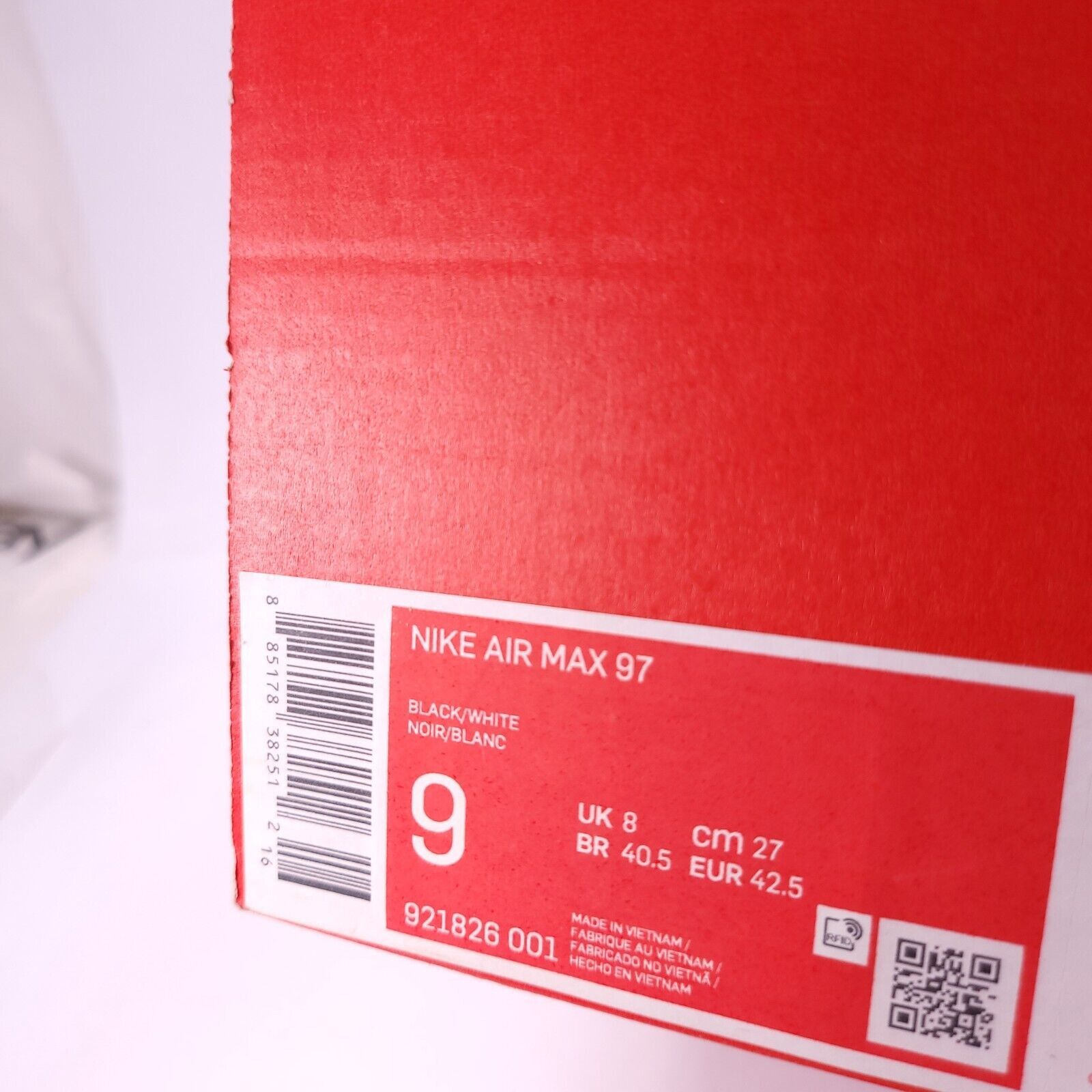 Nike Nike Air Max 90 Shoe Mens Size 9 921826-001 Black White Size US 9 / EU 42 - 9 Thumbnail